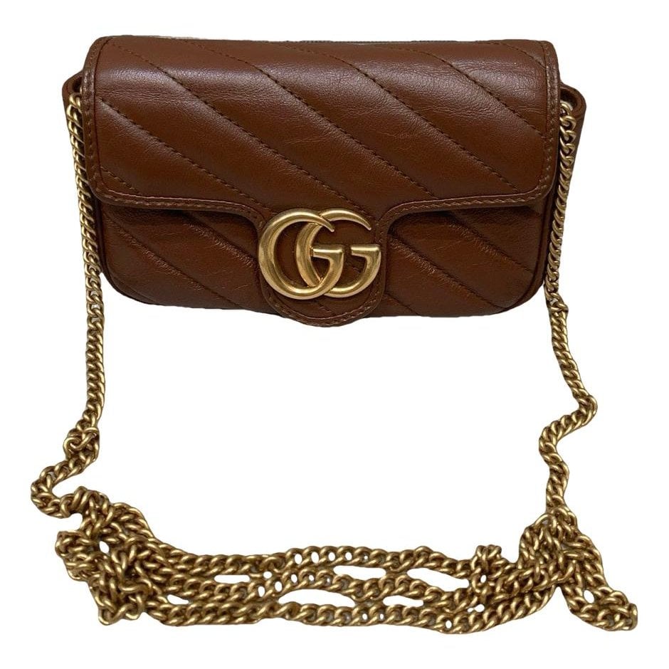 GG Marmont Flap leather crossbody bag