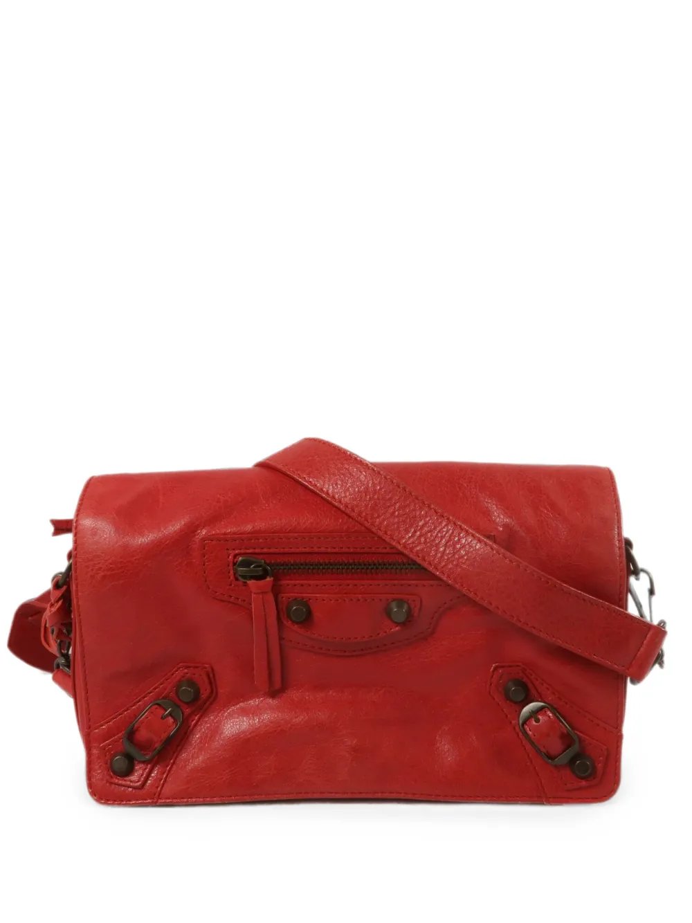 studded leather shoulder bag