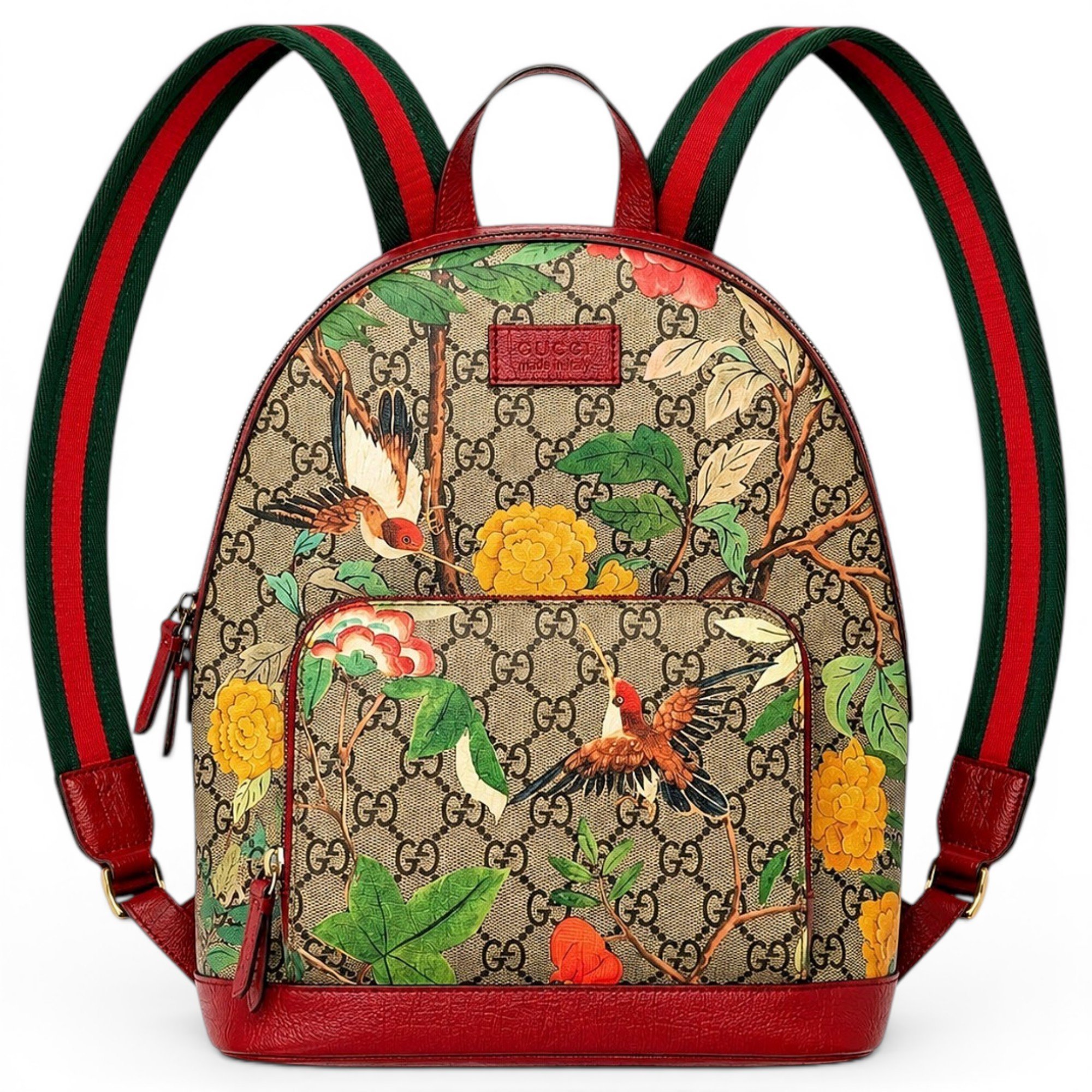 Leather backpack