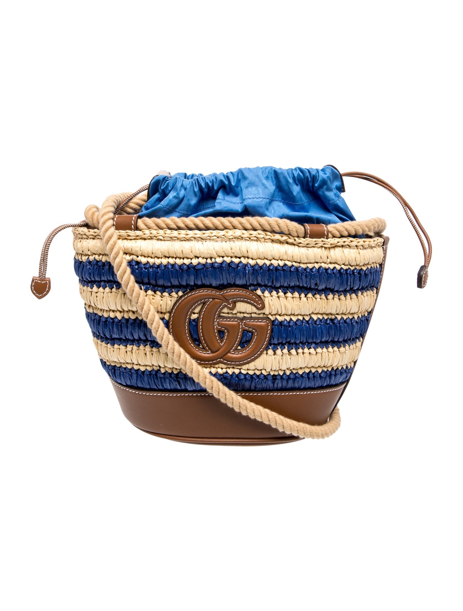 Raffia Bucket Bag
