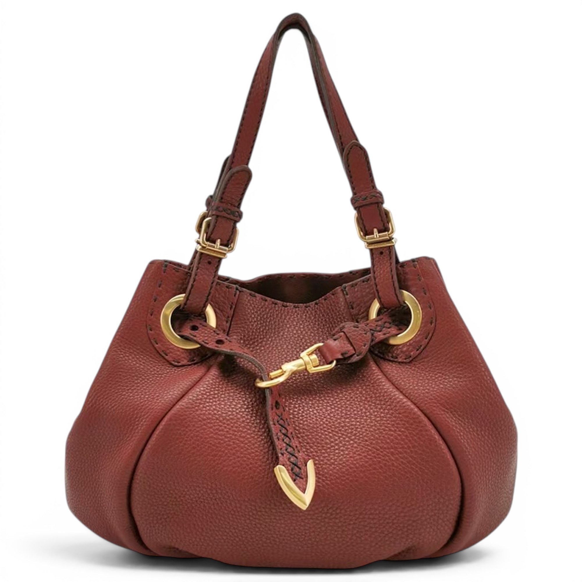 Leather handbag