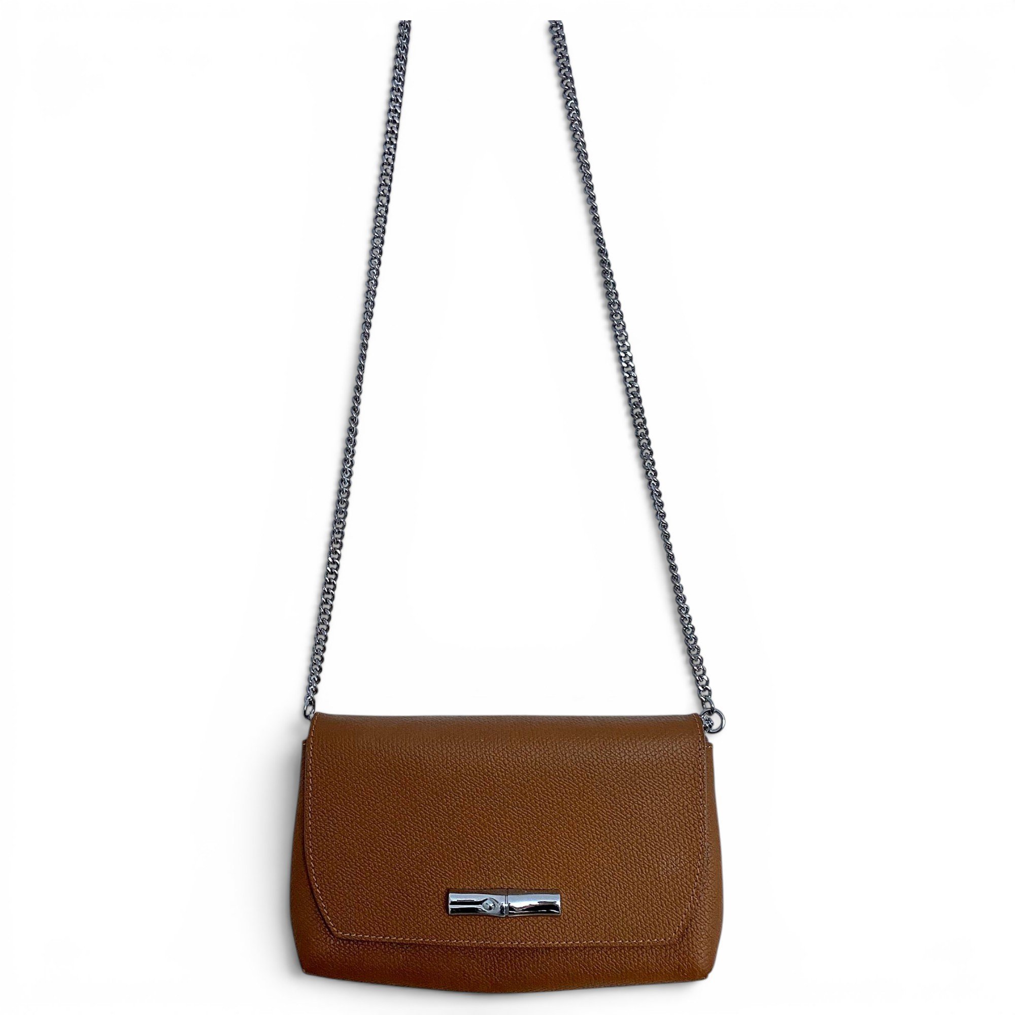 Longchamp Roseau leather crossbody bag