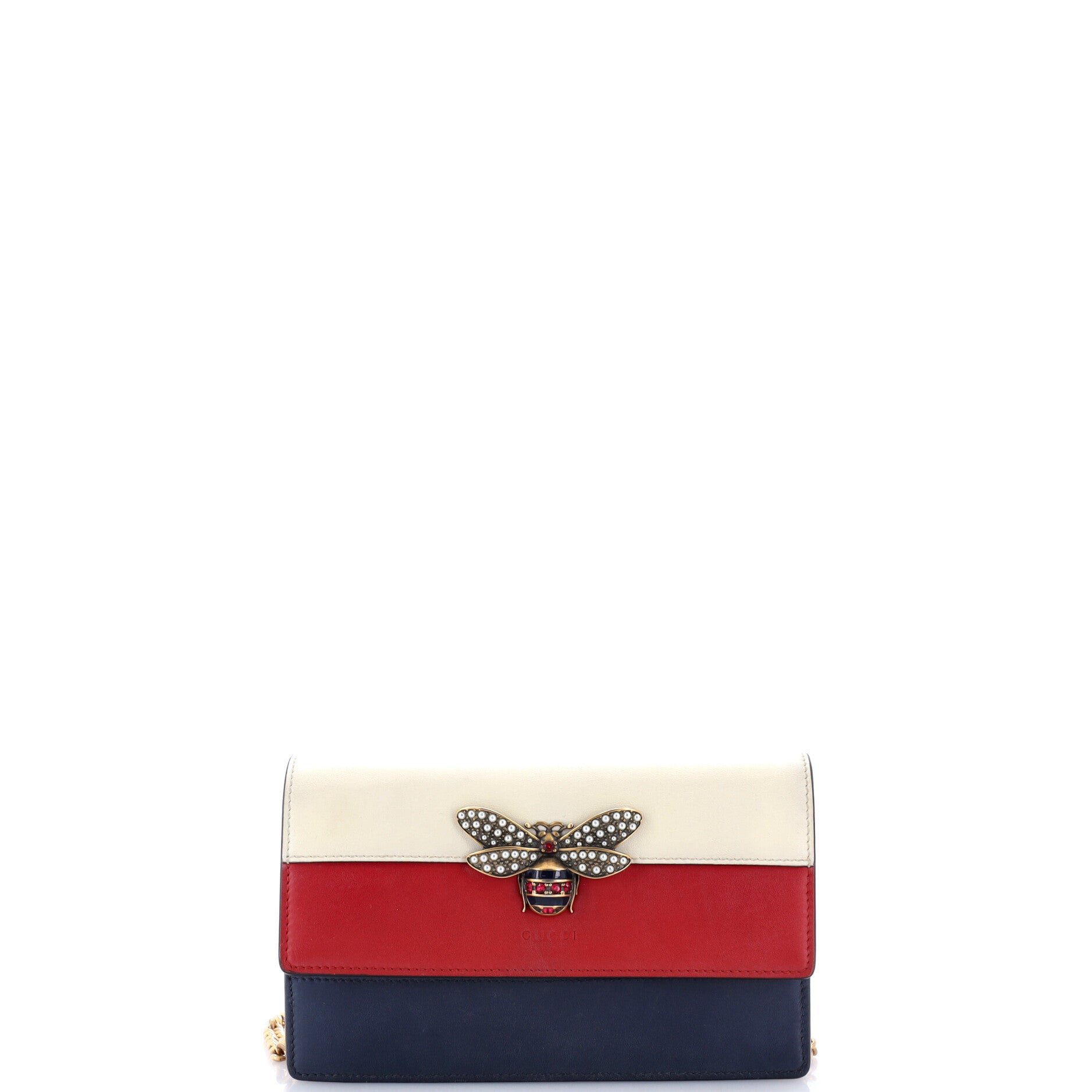 Queen Margaret Chain Wallet Leather Mini
