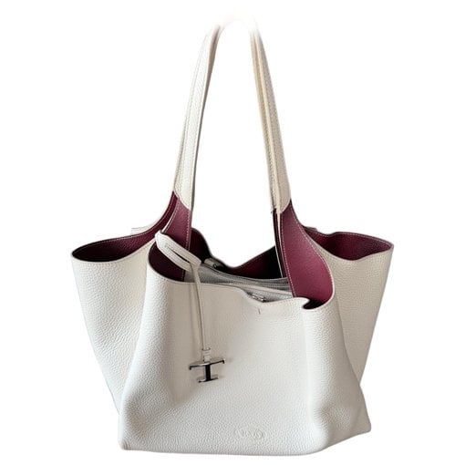 Leather tote