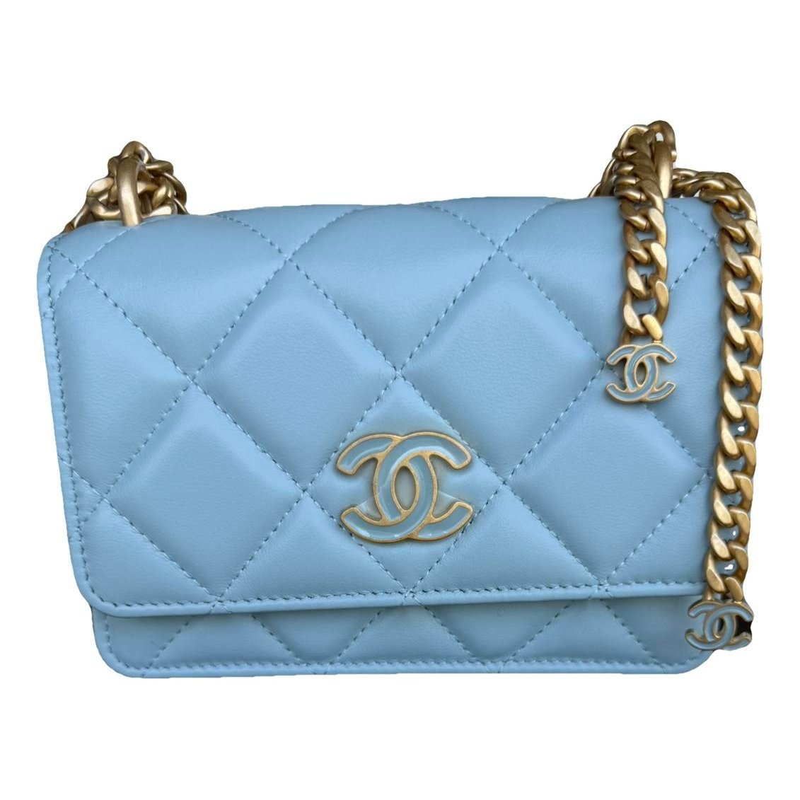 Wallet On Chain Timeless/Classique leather crossbody bag