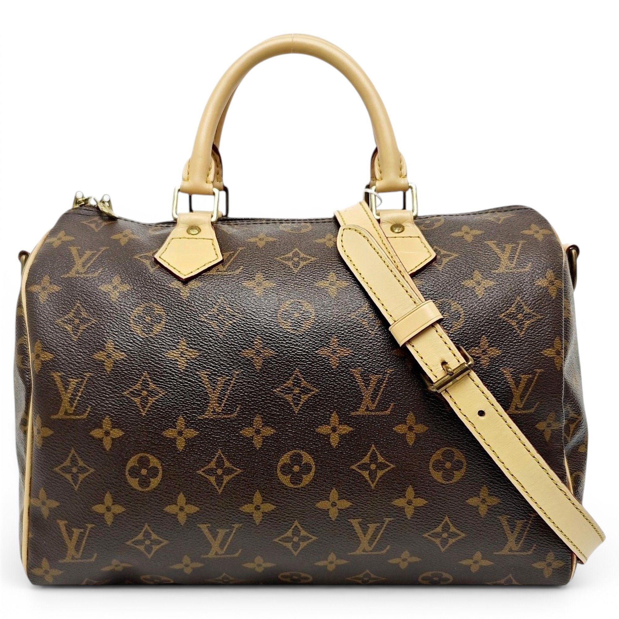 Nano Speedy / Mini HL leather handbag