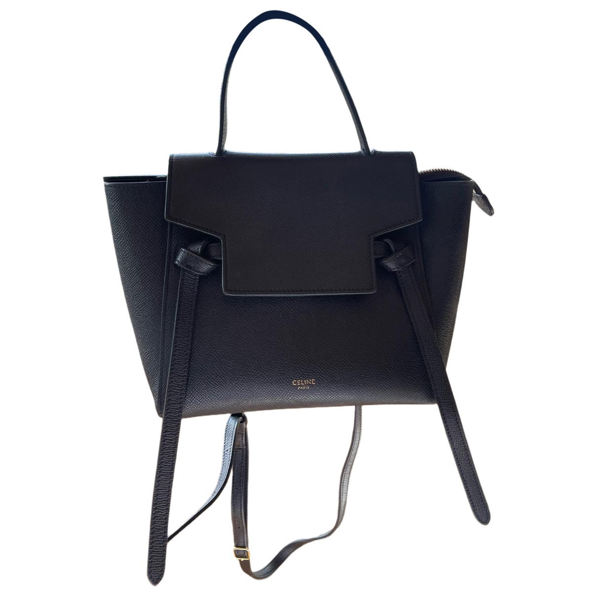 Belt leather handbag