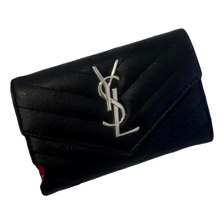 Leather clutch bag