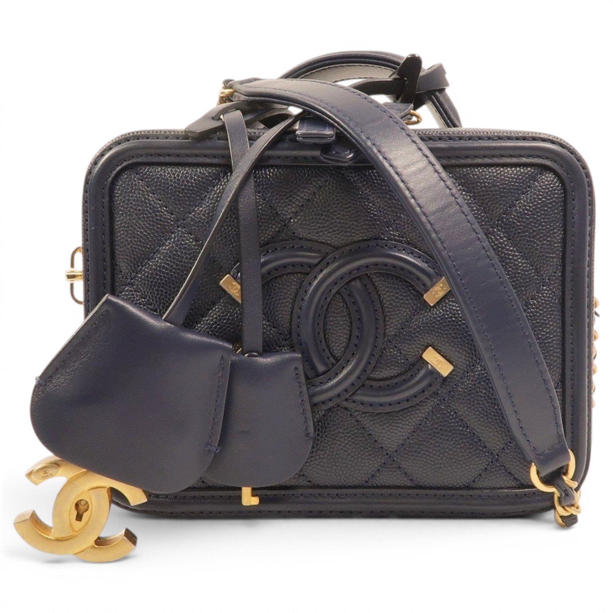 Vanity leather mini bag