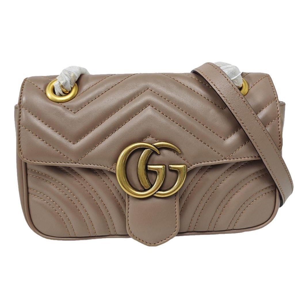 GG Marmont Flap leather handbag