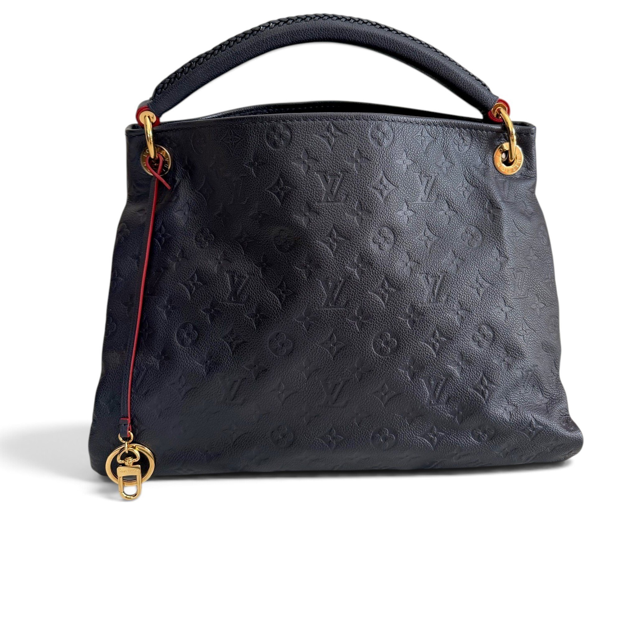 Artsy leather handbag