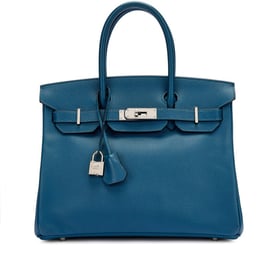 Hermes Bleu de Prusse Epsom Birkin 30 Palladium Hardware, 2008