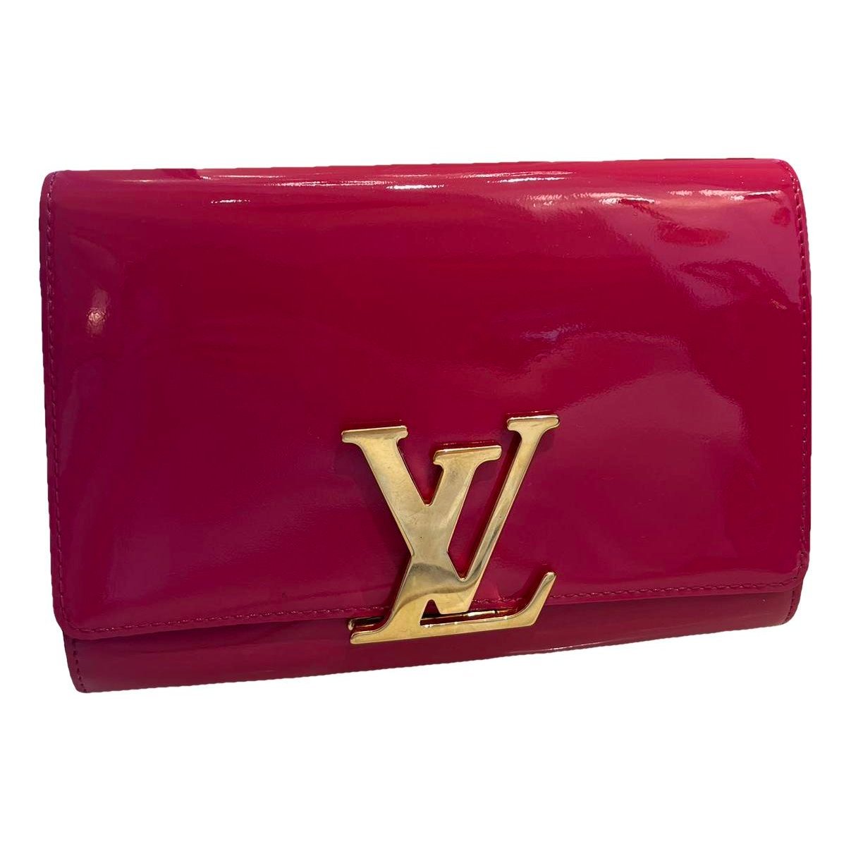 Patent leather clutch bag