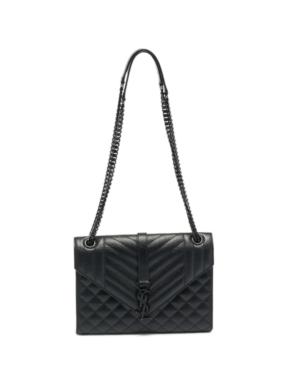 2017 Envelope matelassé leather shoulder bag