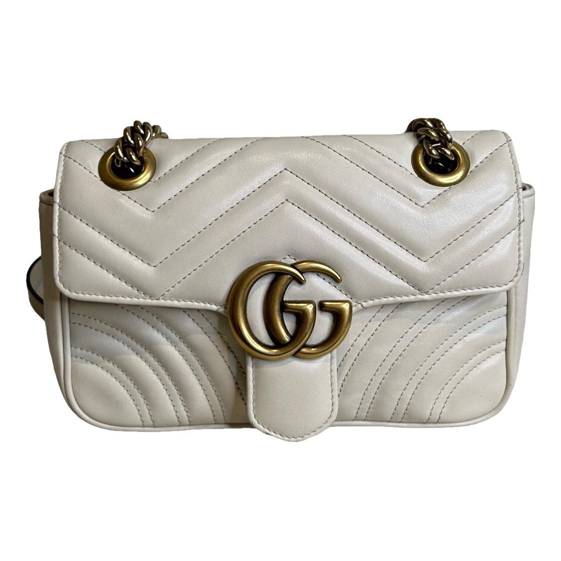 GG Marmont Flap leather crossbody bag