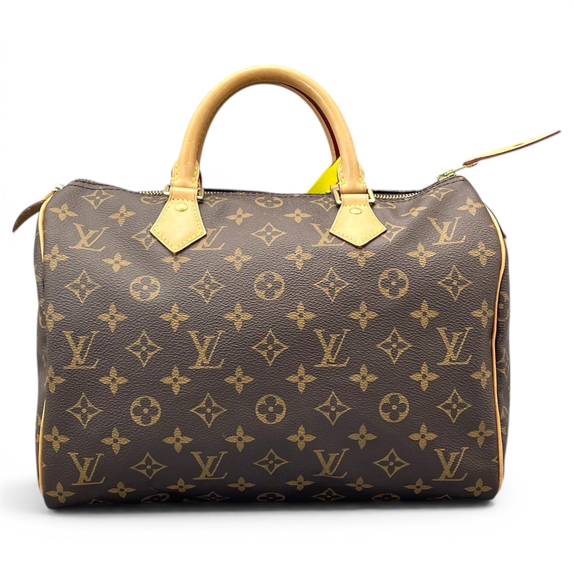Speedy leather handbag