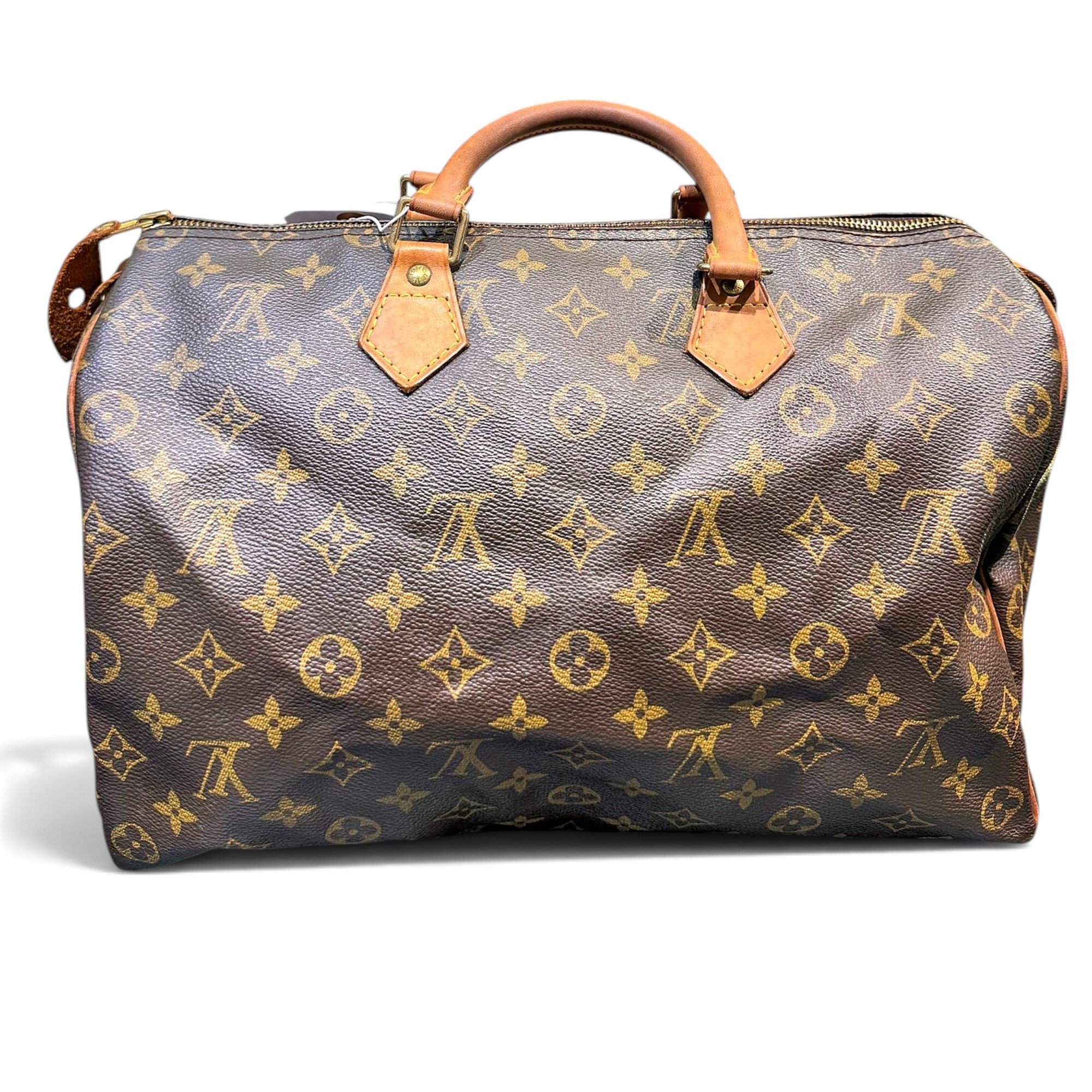 Speedy leather handbag