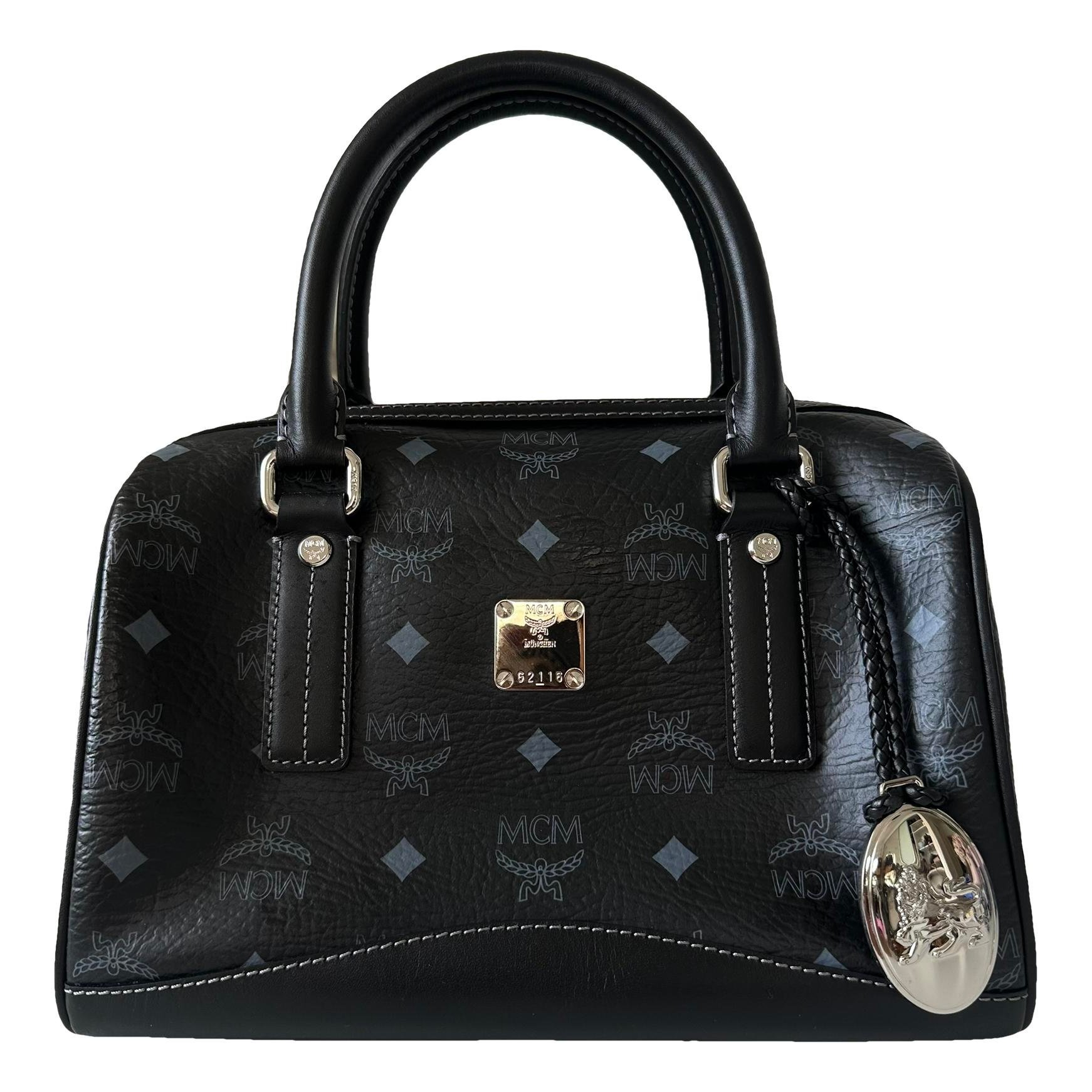 Boston leather handbag