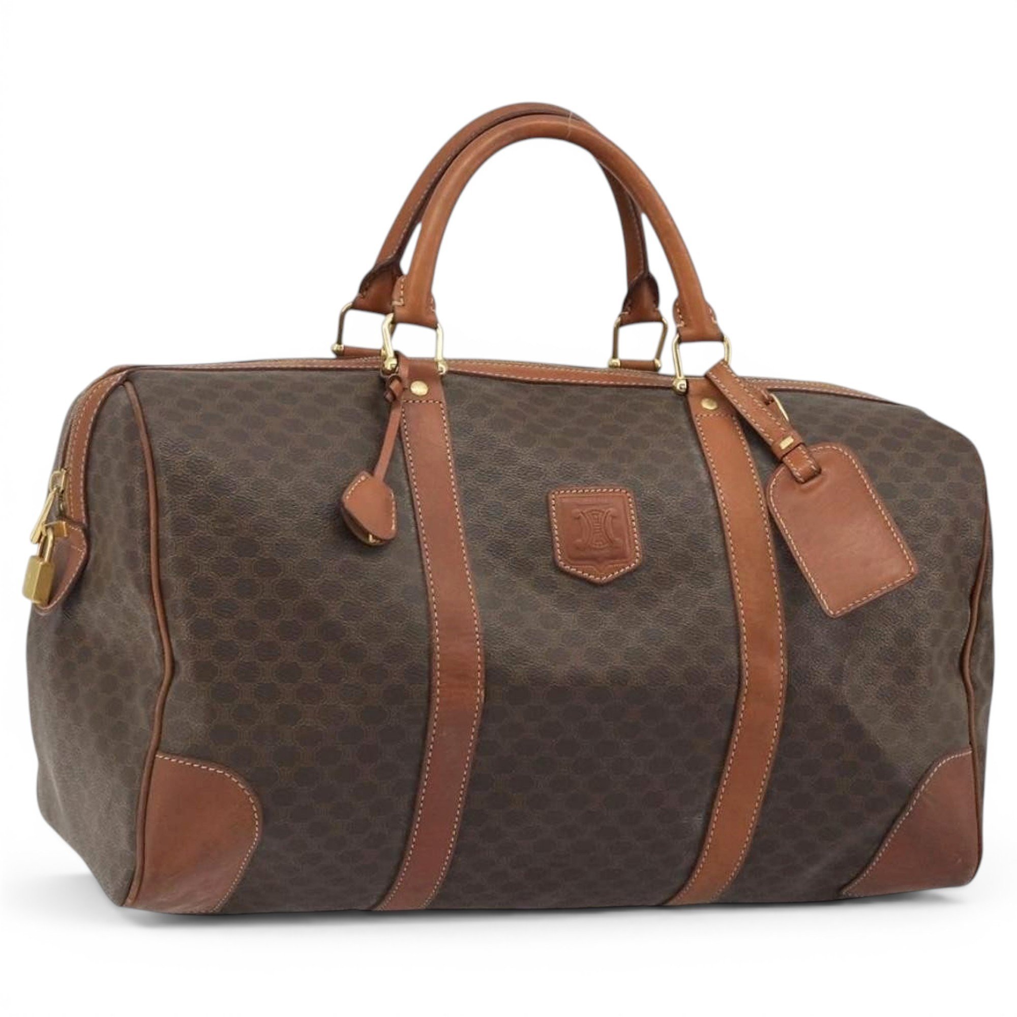 Celine Leather bowling bag