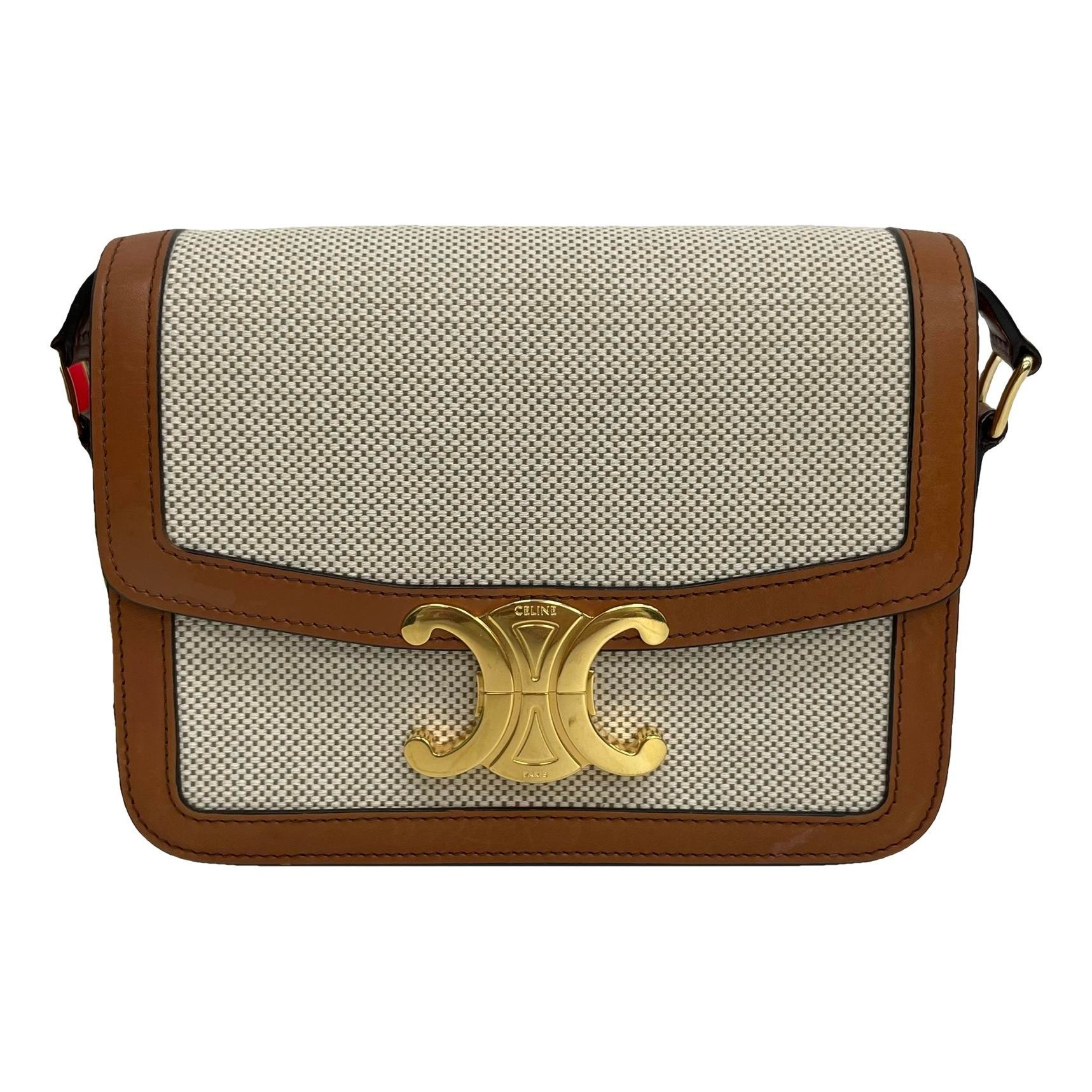 Triomphe cloth handbag