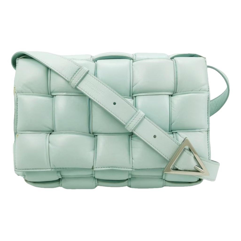 Cassette leather handbag
