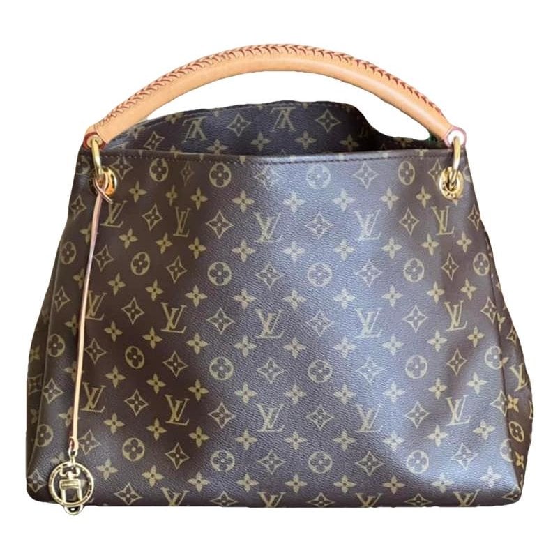 Artsy leather tote