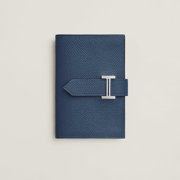 Navy Bearn Mini Wallet
