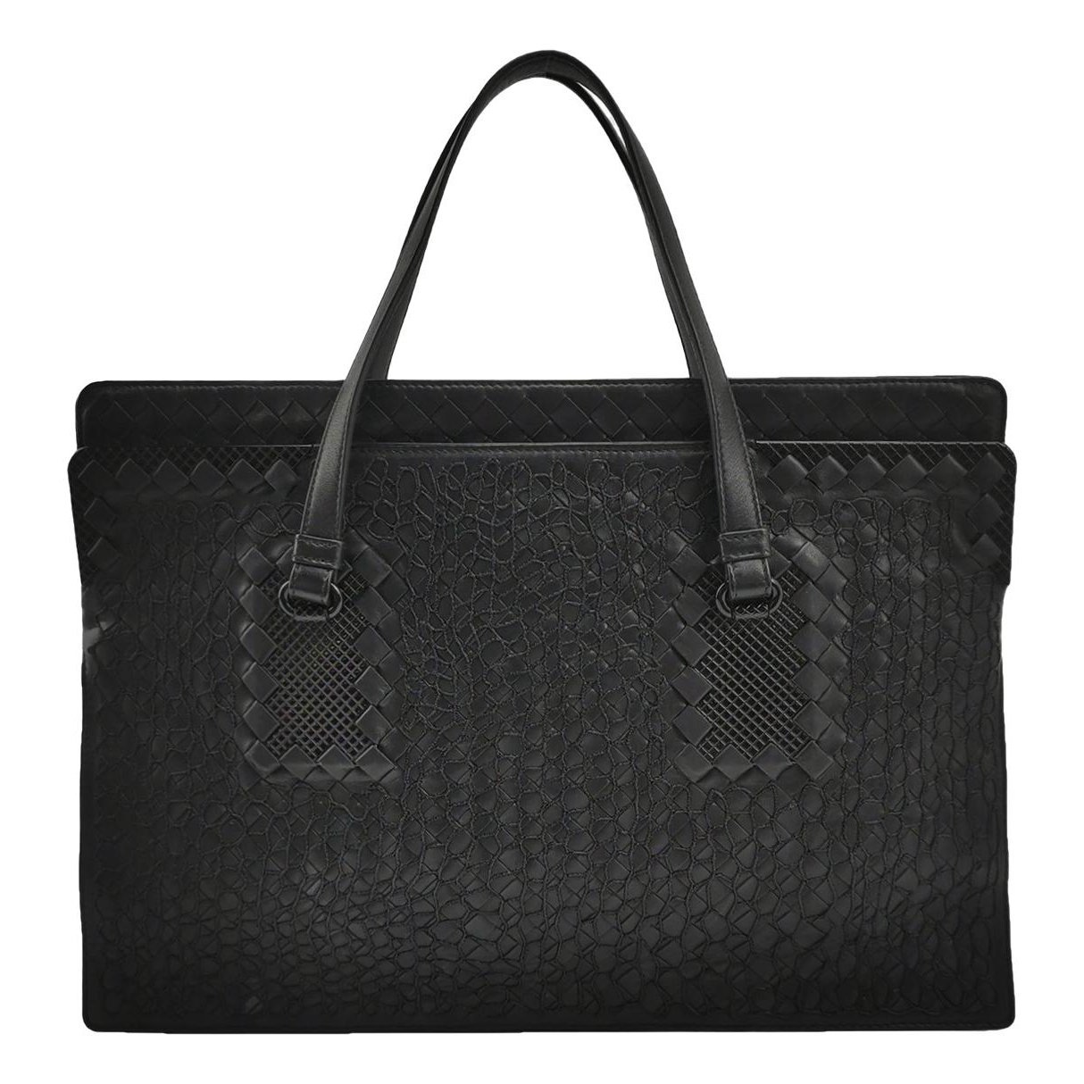 Leather tote