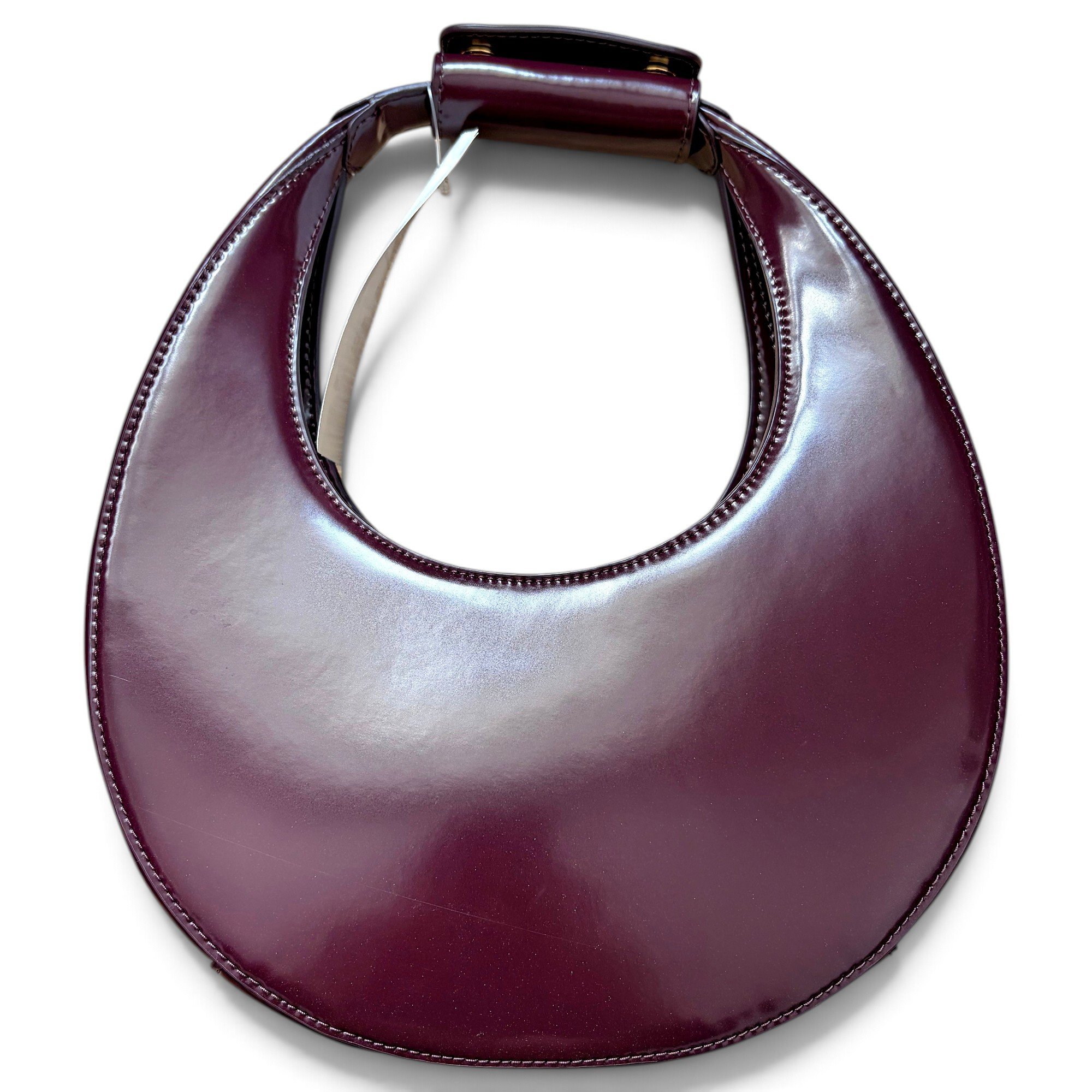 Leather clutch bag