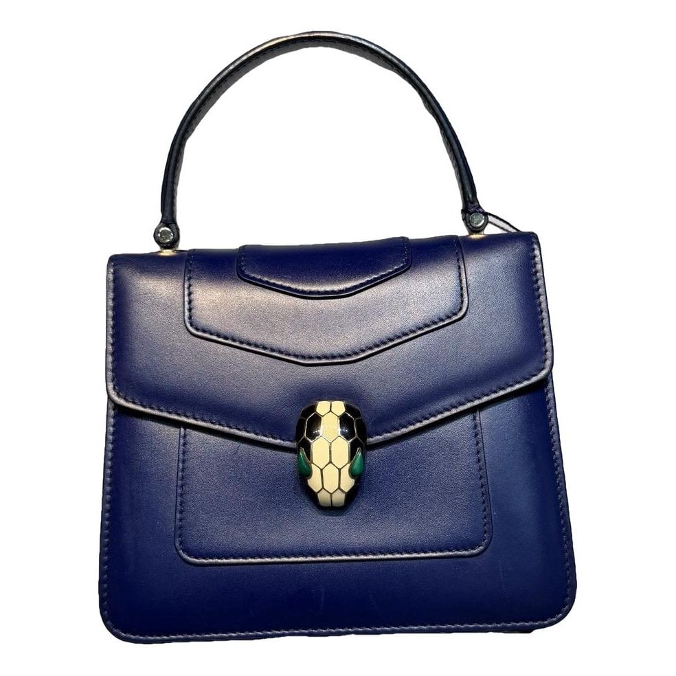 Serpenti leather handbag