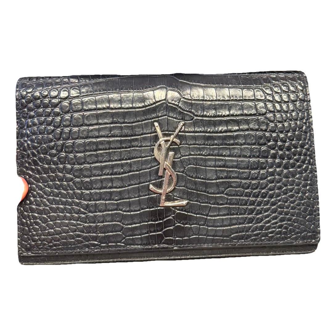 Kate monogramme leather clutch bag
