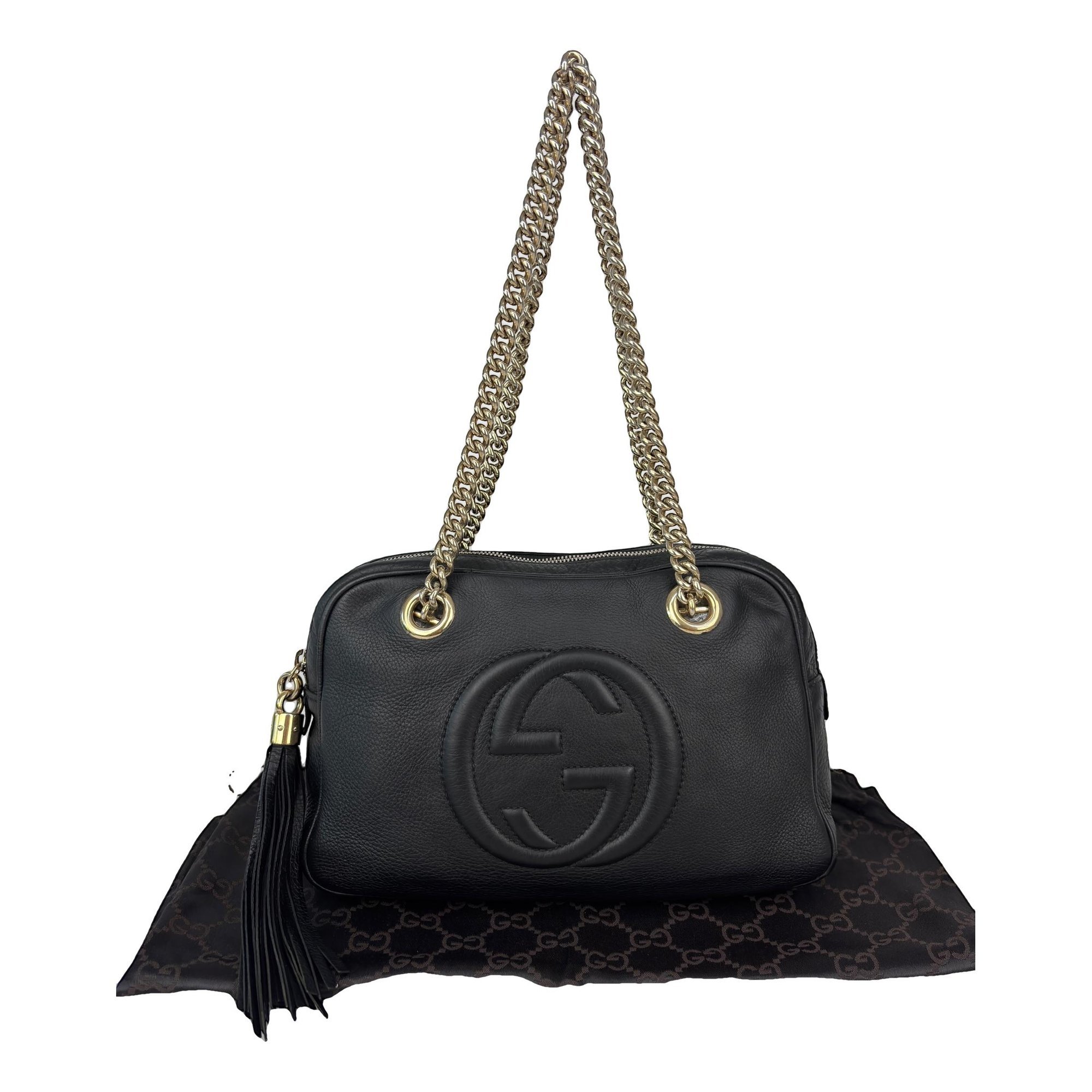 Soho Double Chain leather handbag