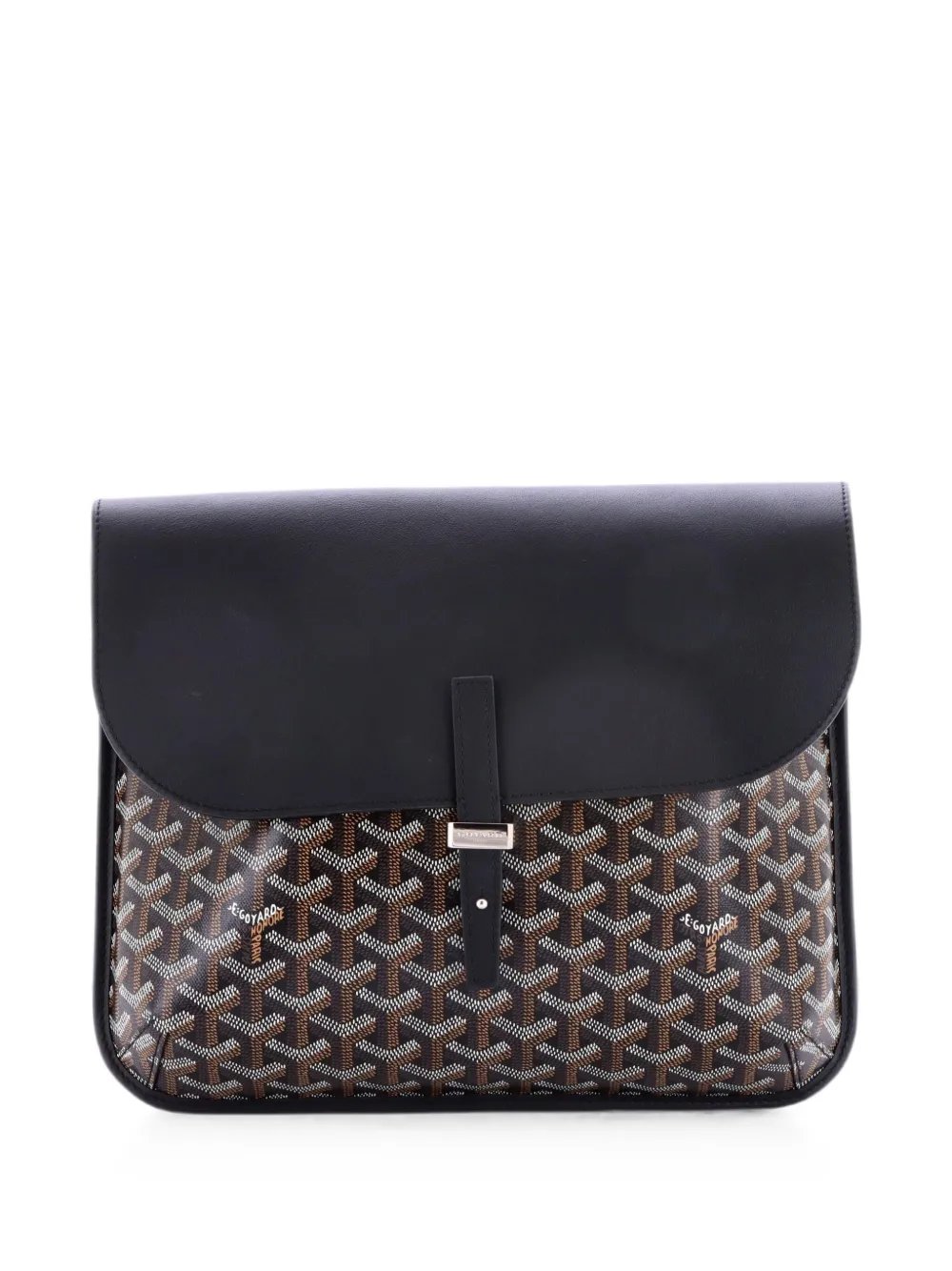 Coursier Messenger Bag Coated Canvas and Leather crossbody bag