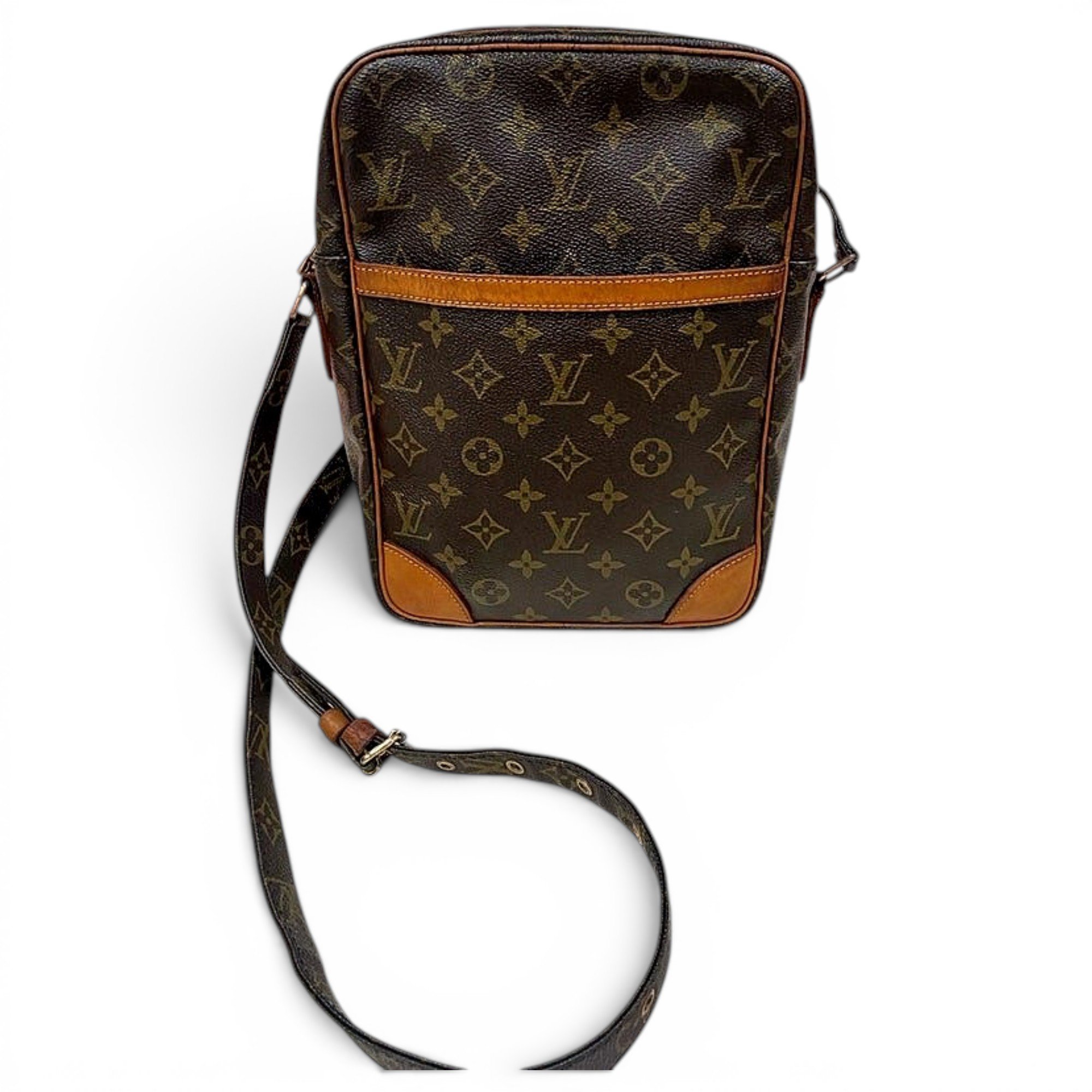 Danube leather crossbody bag