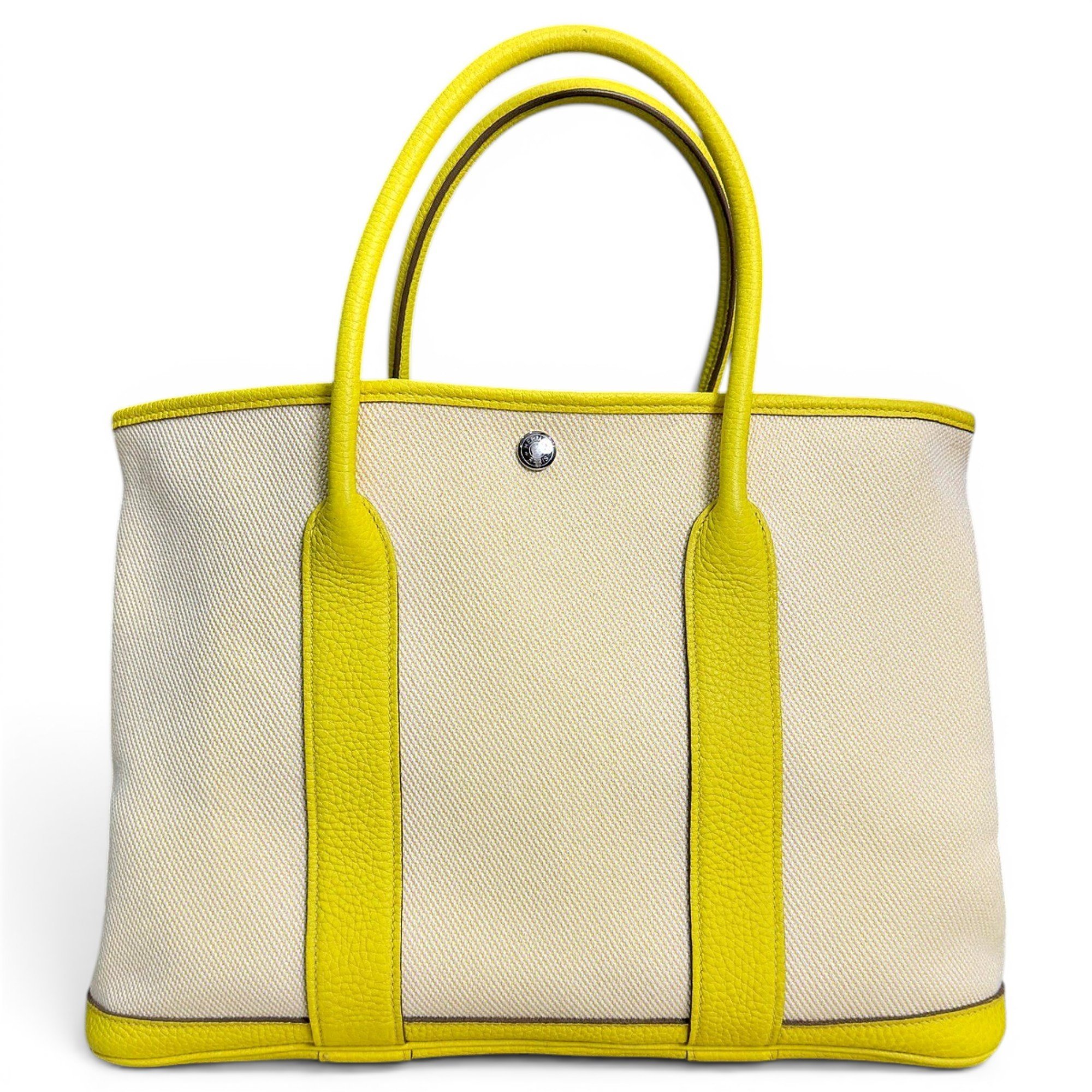 Garden Party leather handbag