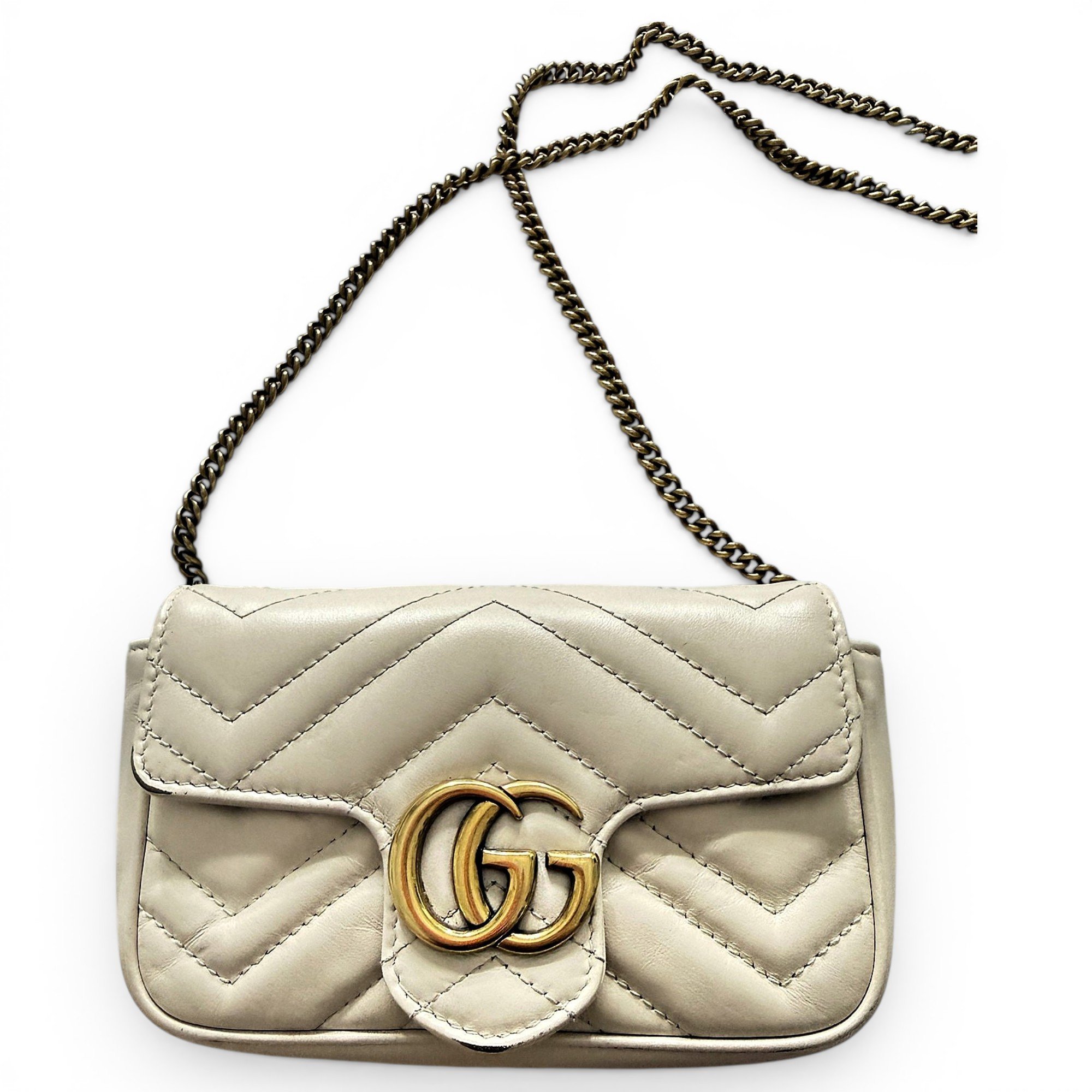GG Marmont Flap leather crossbody bag