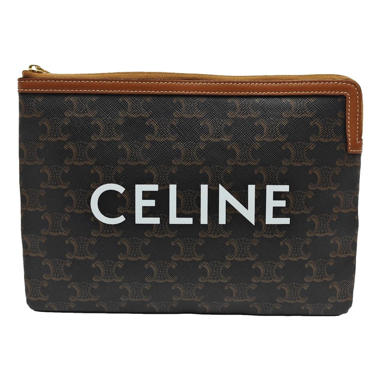 Triomphe leather handbag