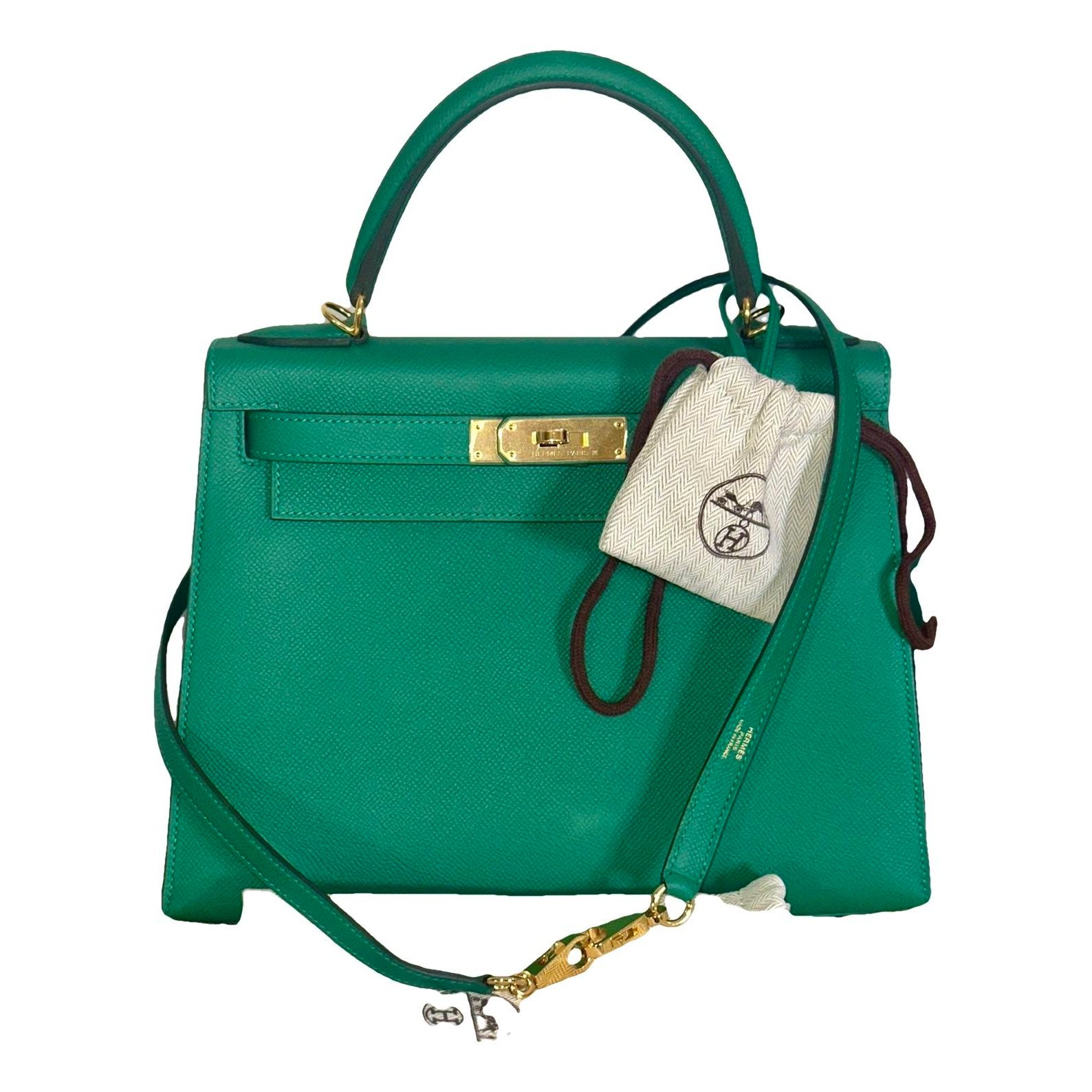 Kelly 28 leather handbag
