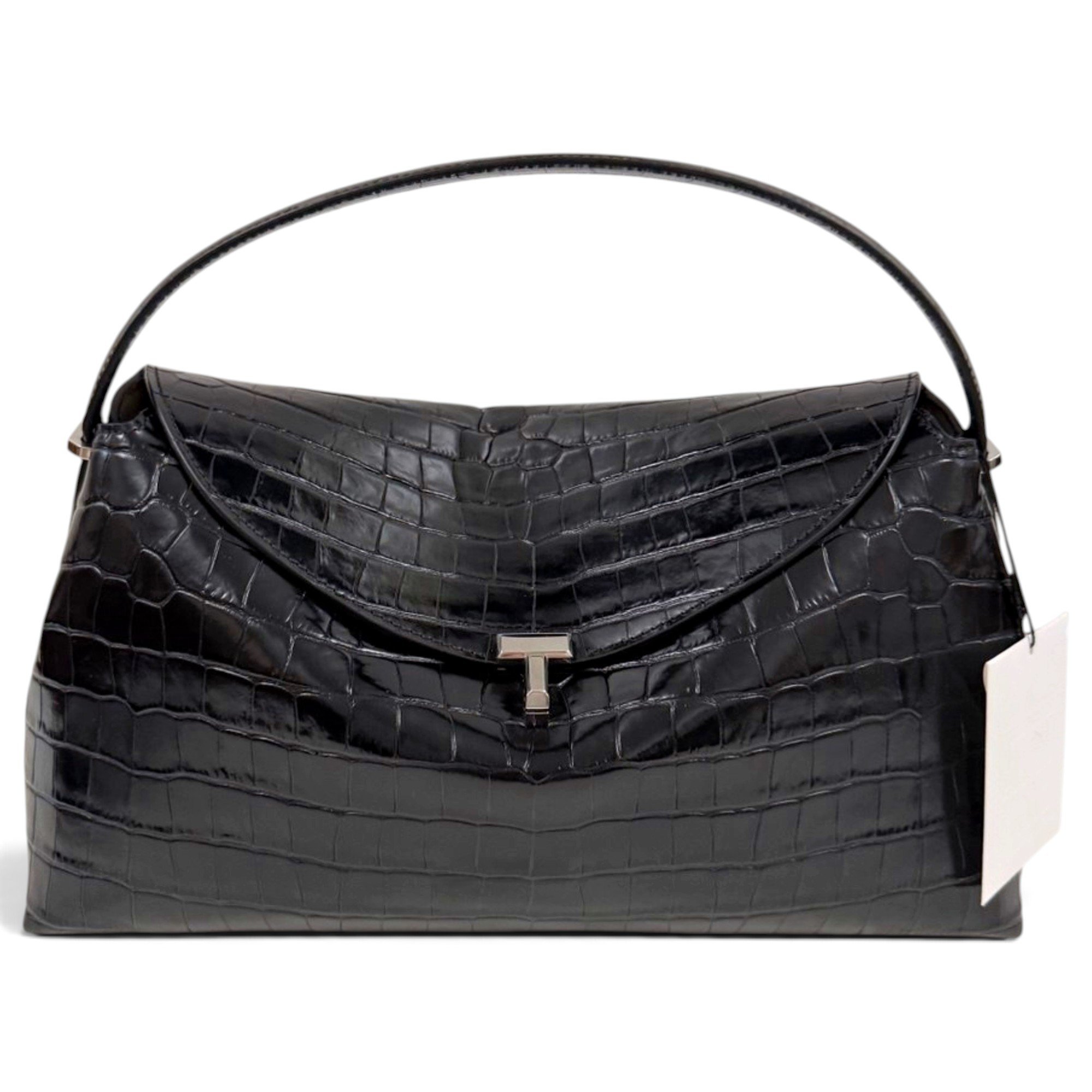 Toteme T-Lock leather handbag