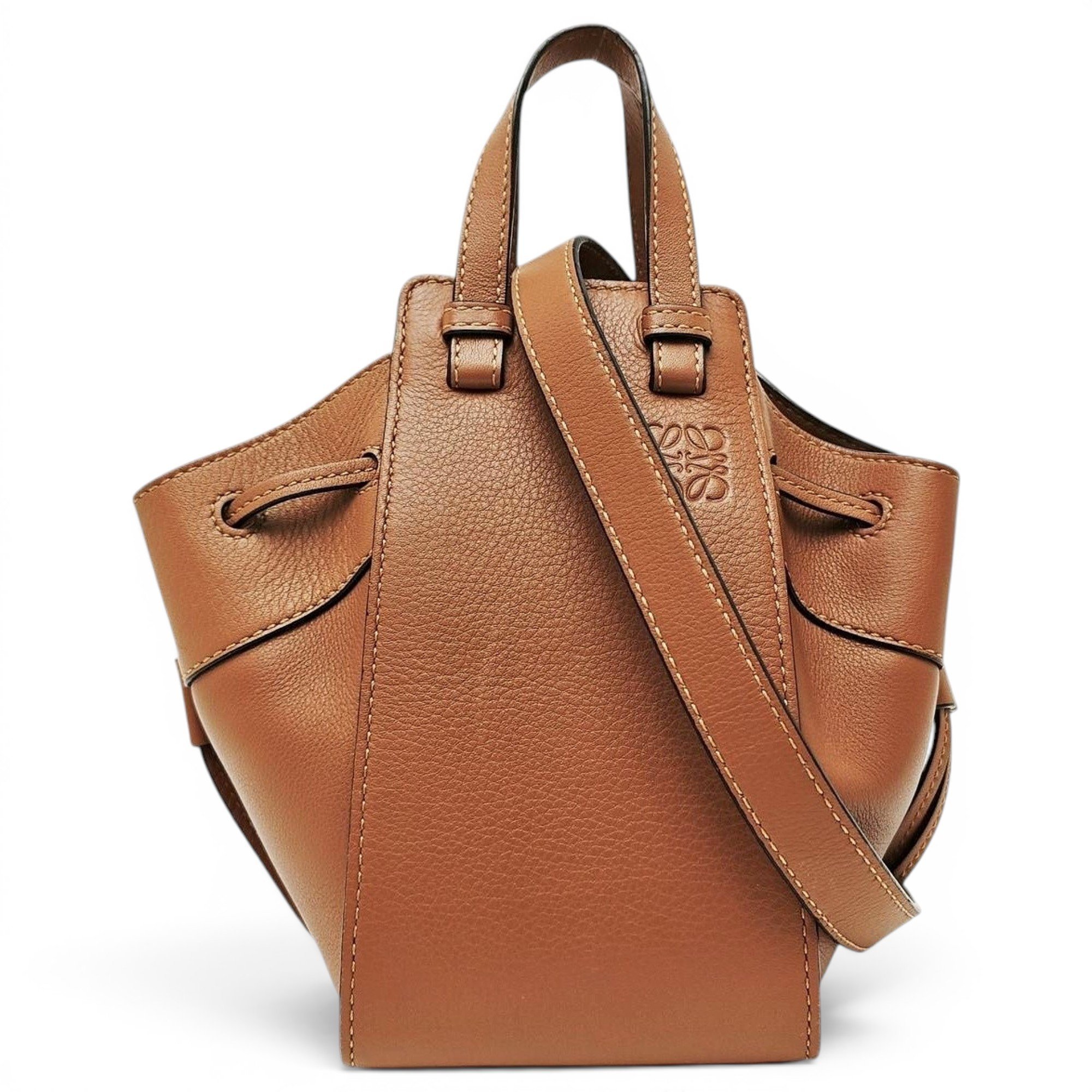 Hammock leather handbag