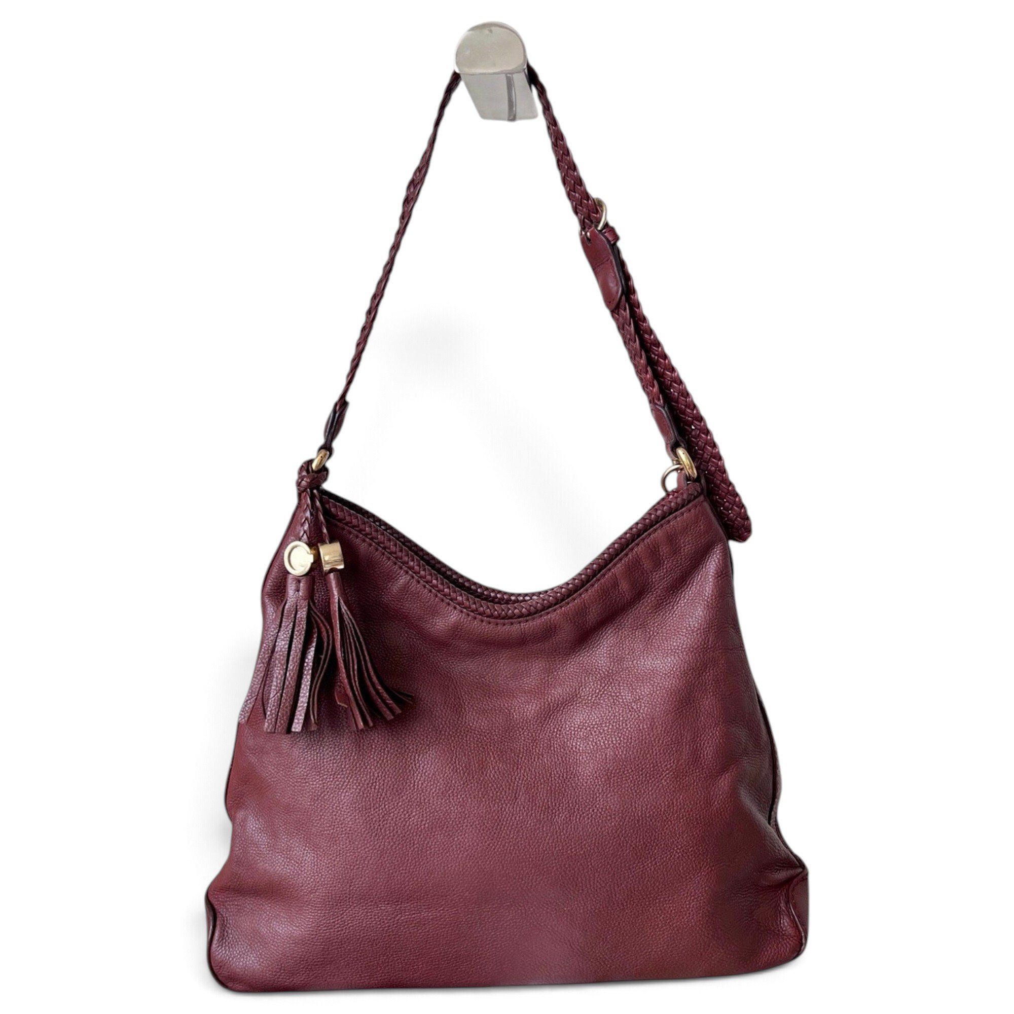 Hobo leather handbag