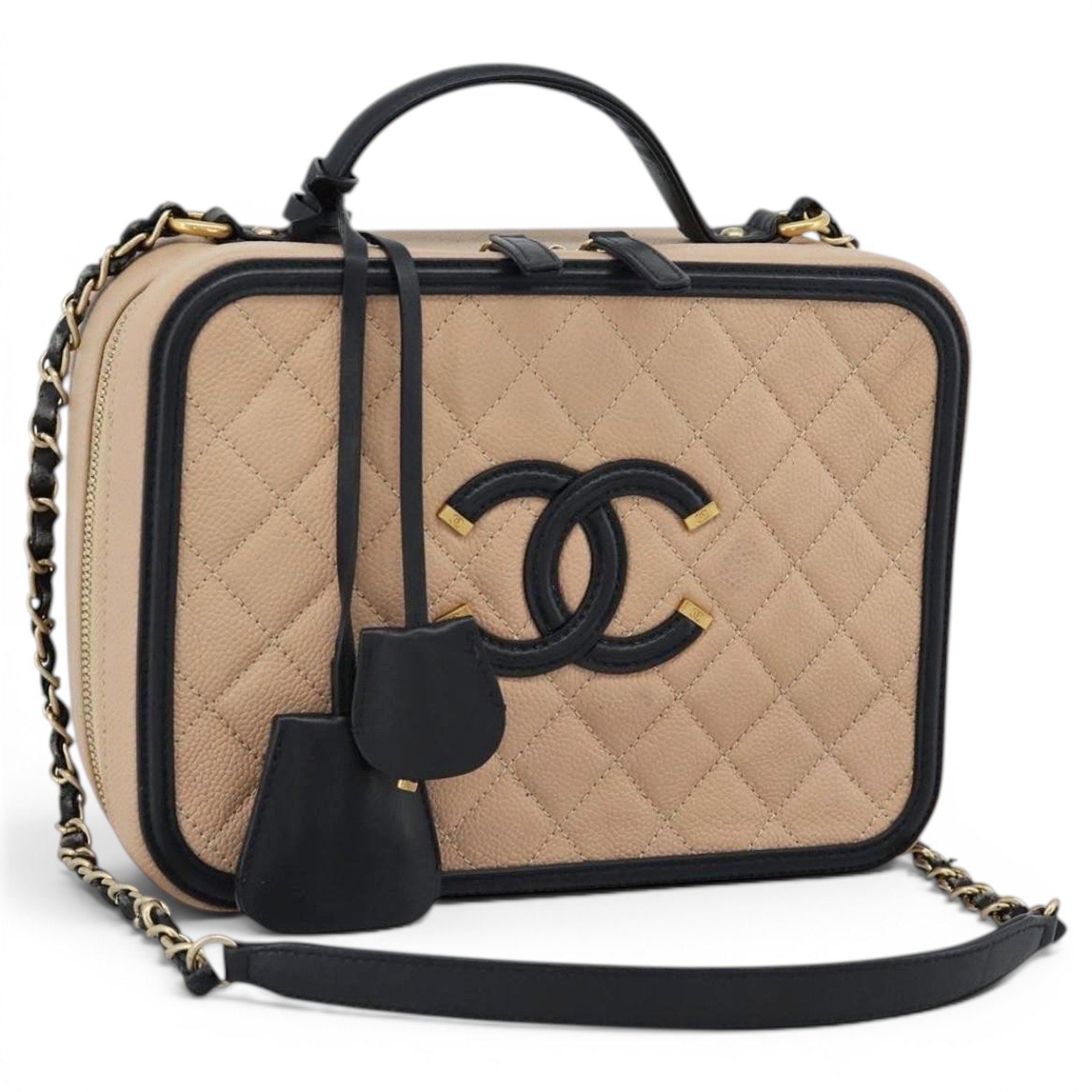 CC Filigree leather handbag