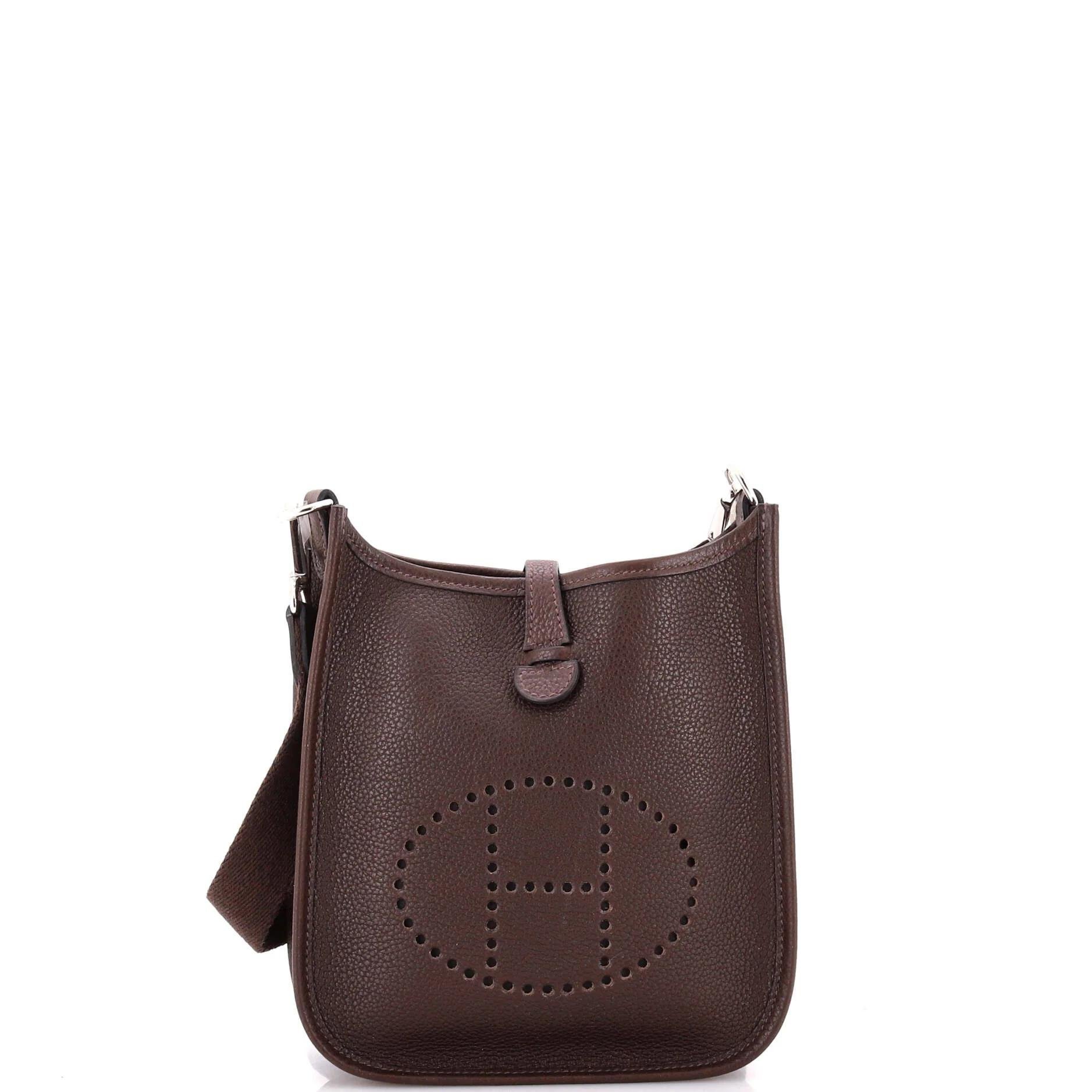 Mini Evelyne leather crossbody bag