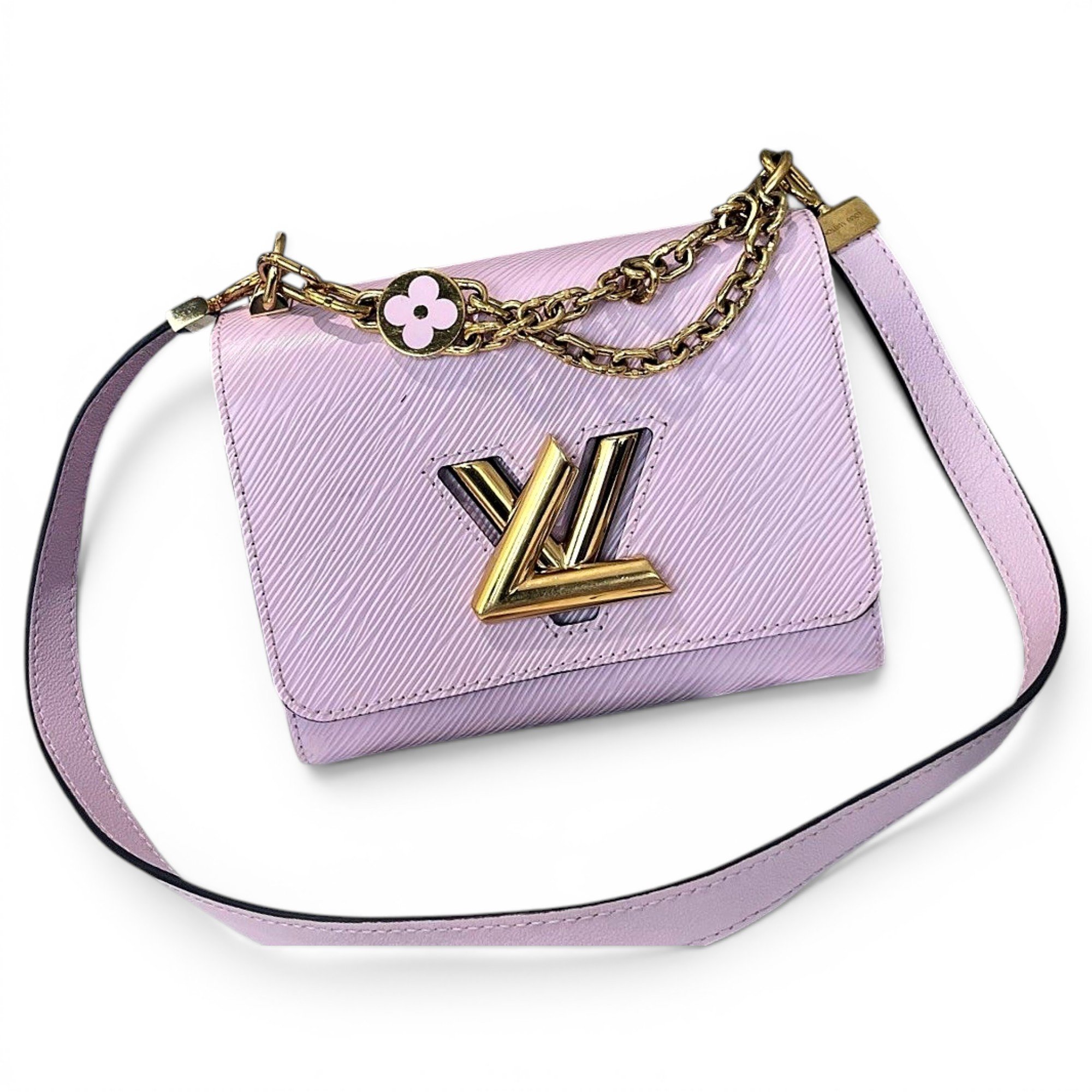 Twist Chain leather handbag