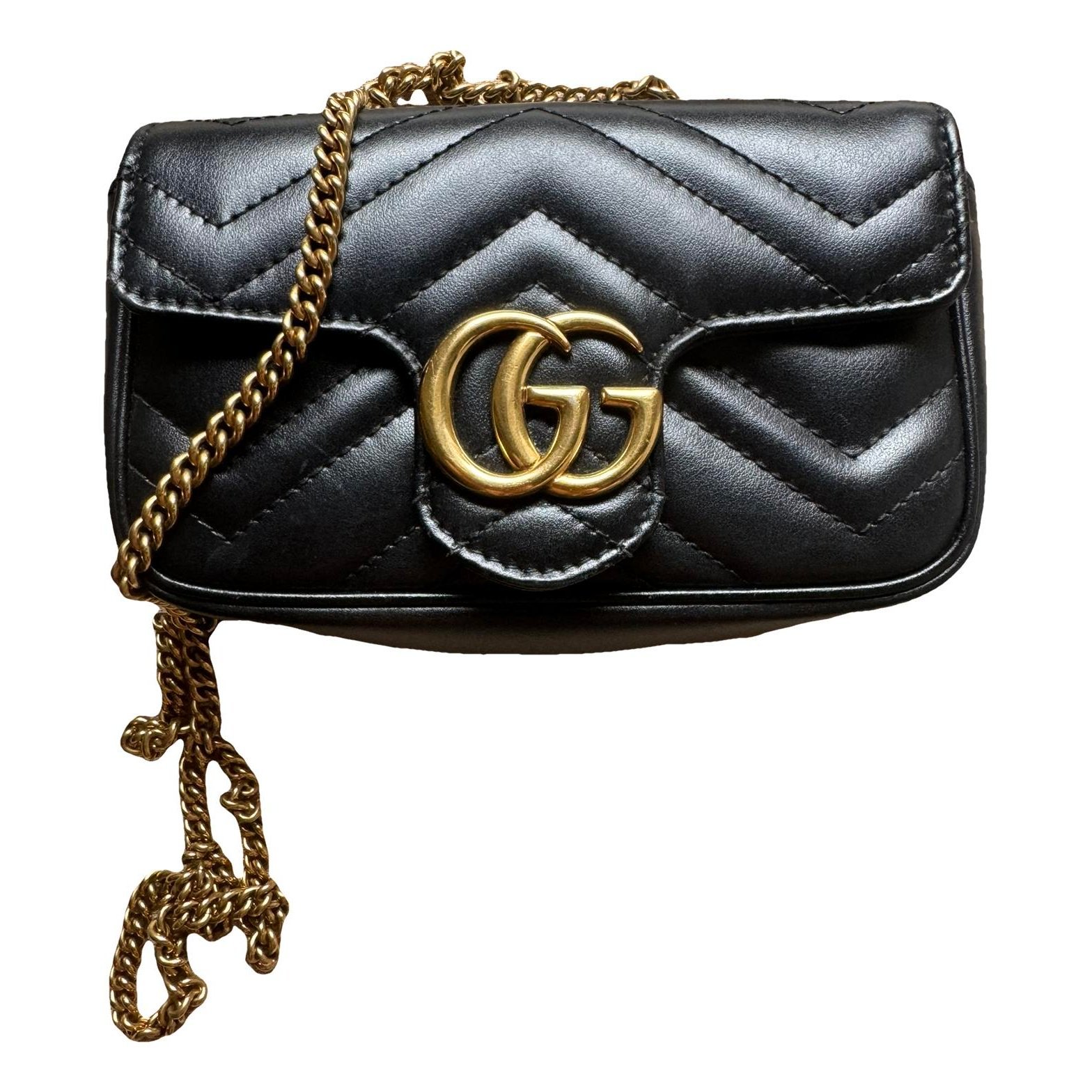 GG Marmont Flap leather crossbody bag