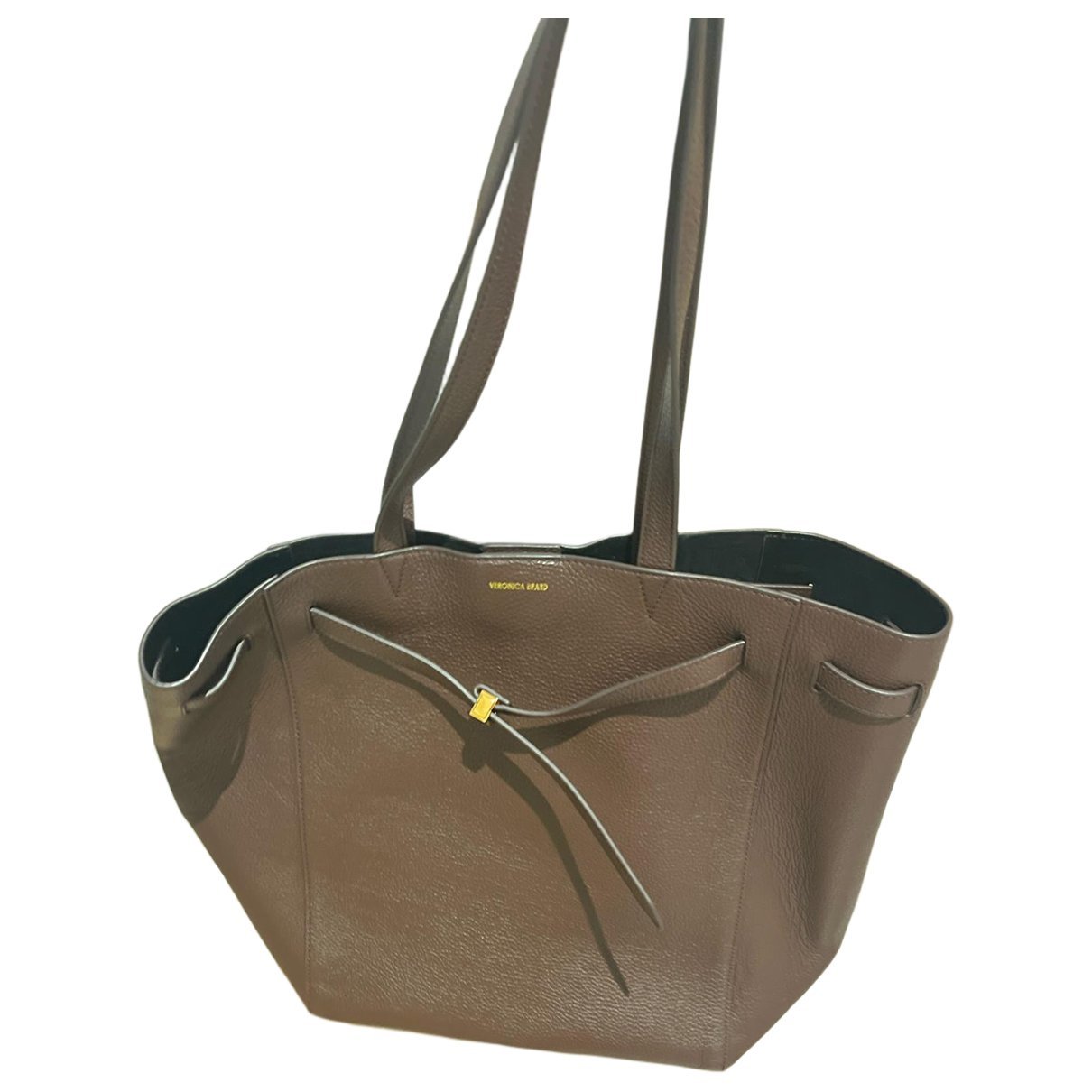 Leather tote