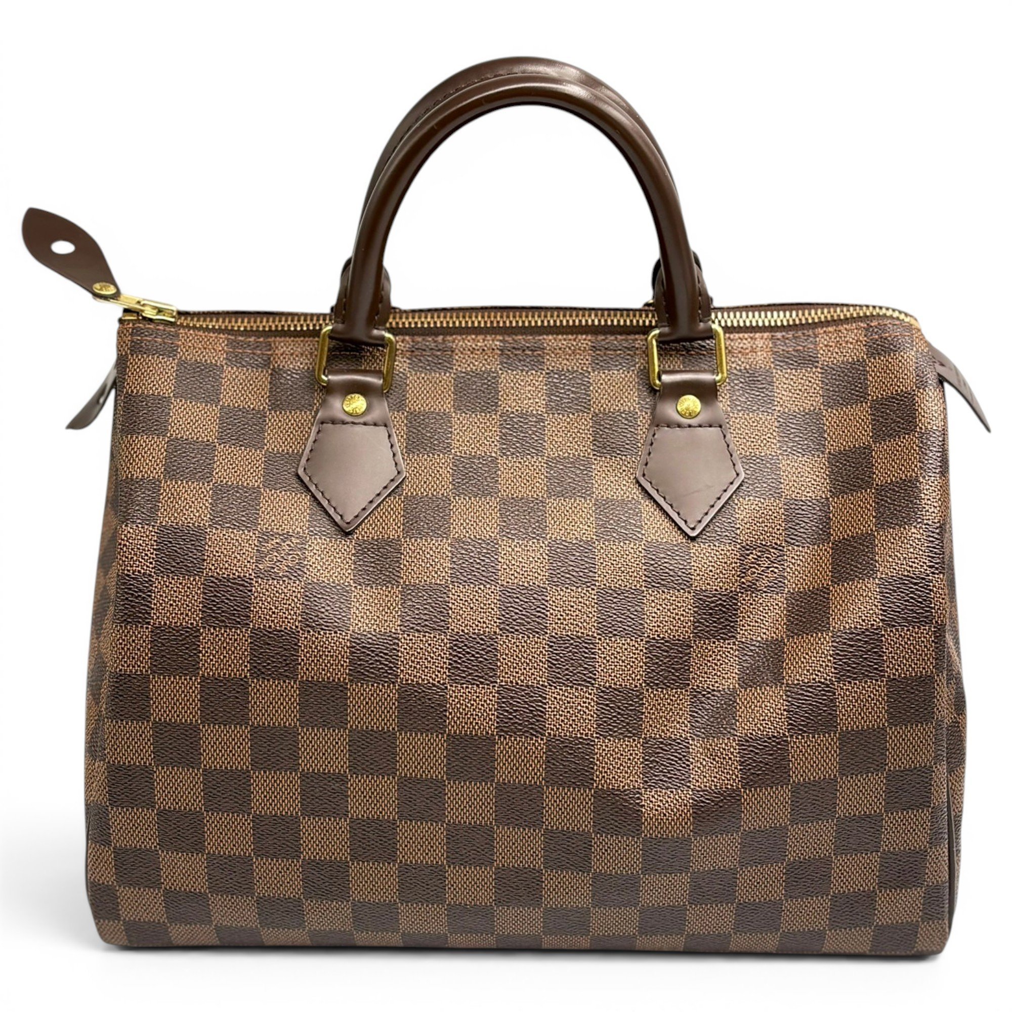 Speedy leather handbag