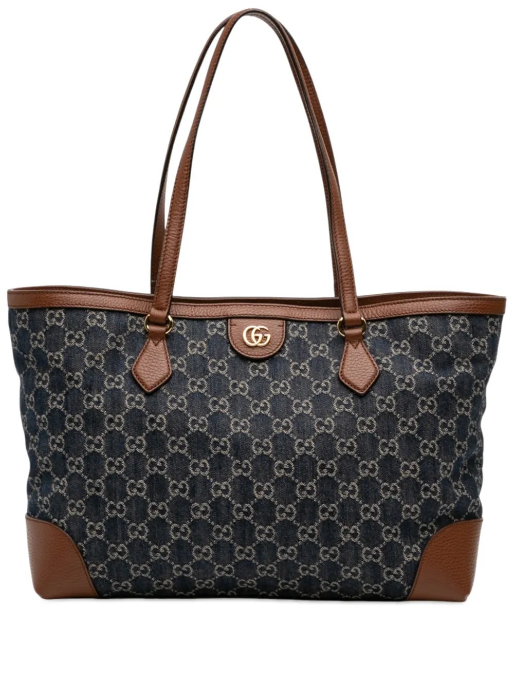 2016-2026 Medium GG Denim Ophidia tote bag