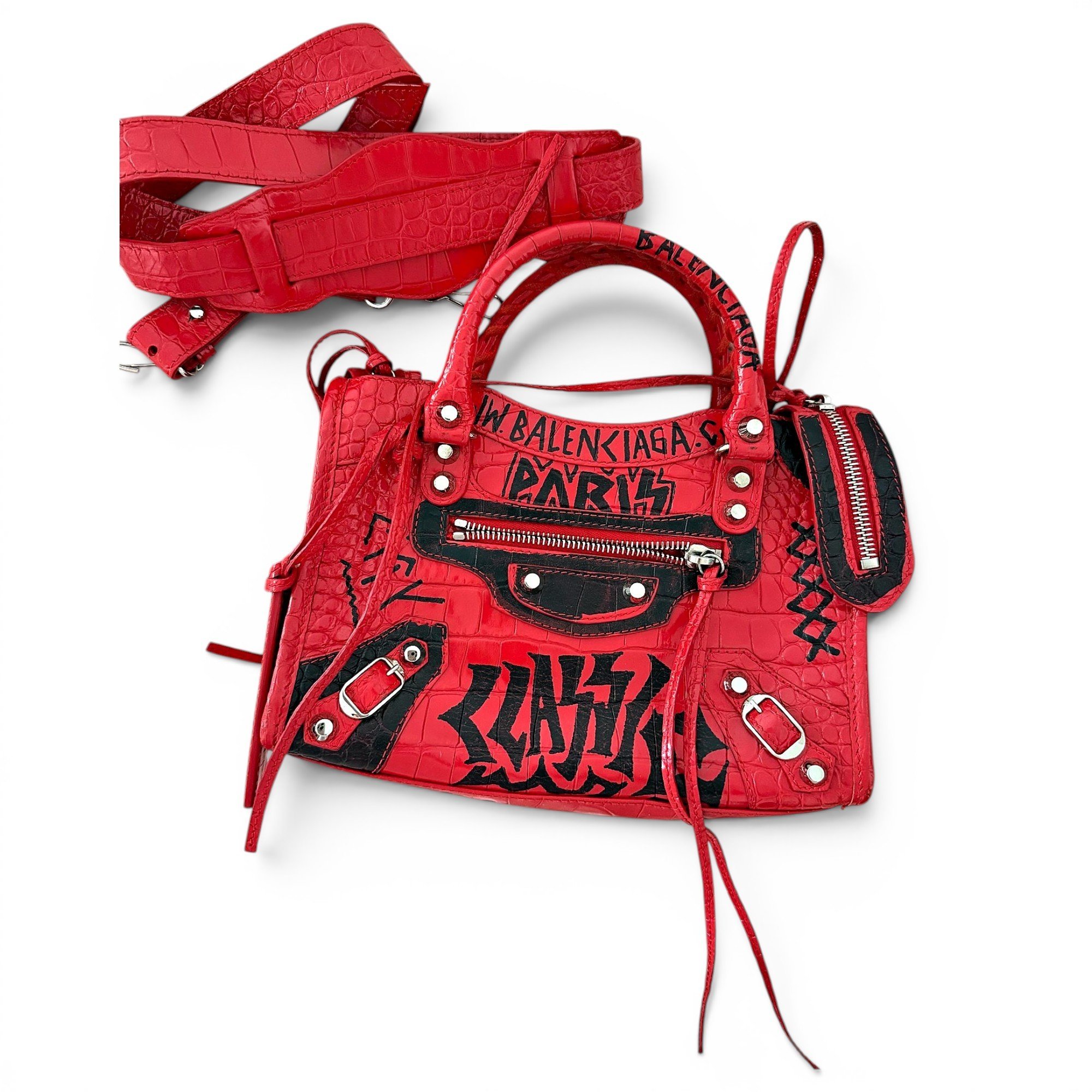 Le Cagole leather handbag