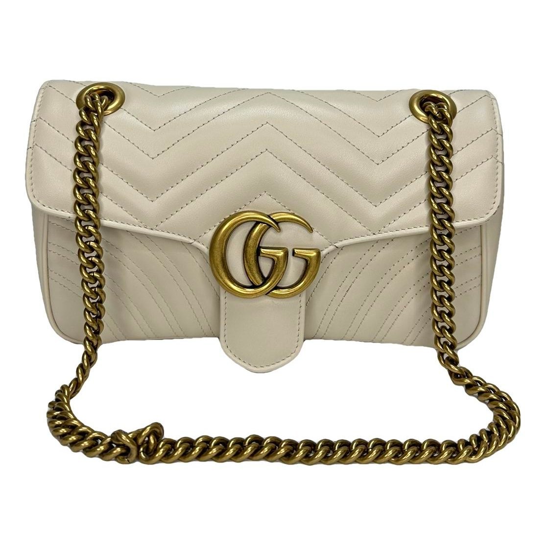 GG Marmont Flap leather crossbody bag